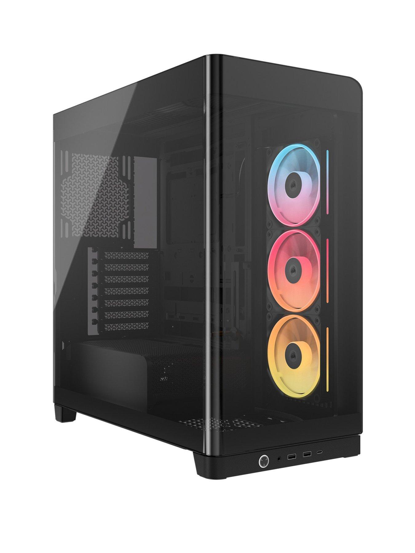 Image 1 of 7 of CORSAIR FRAME 4500X RS-R ARGB Tempered Glass Mid-Tower - Black