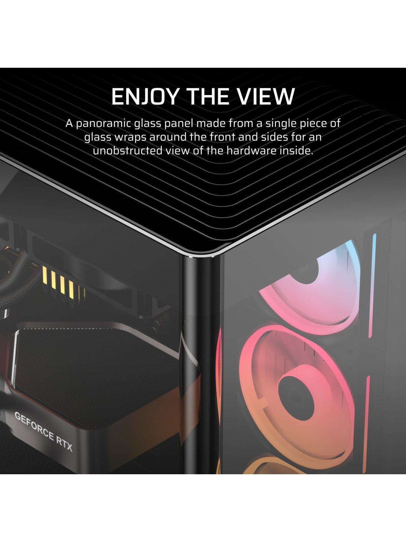 Image 3 of 7 of CORSAIR FRAME 4500X RS-R ARGB Tempered Glass Mid-Tower - Black