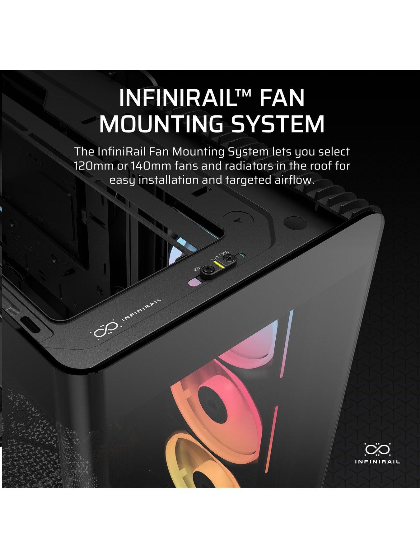 Image 6 of 7 of CORSAIR FRAME 4500X RS-R ARGB Tempered Glass Mid-Tower - Black