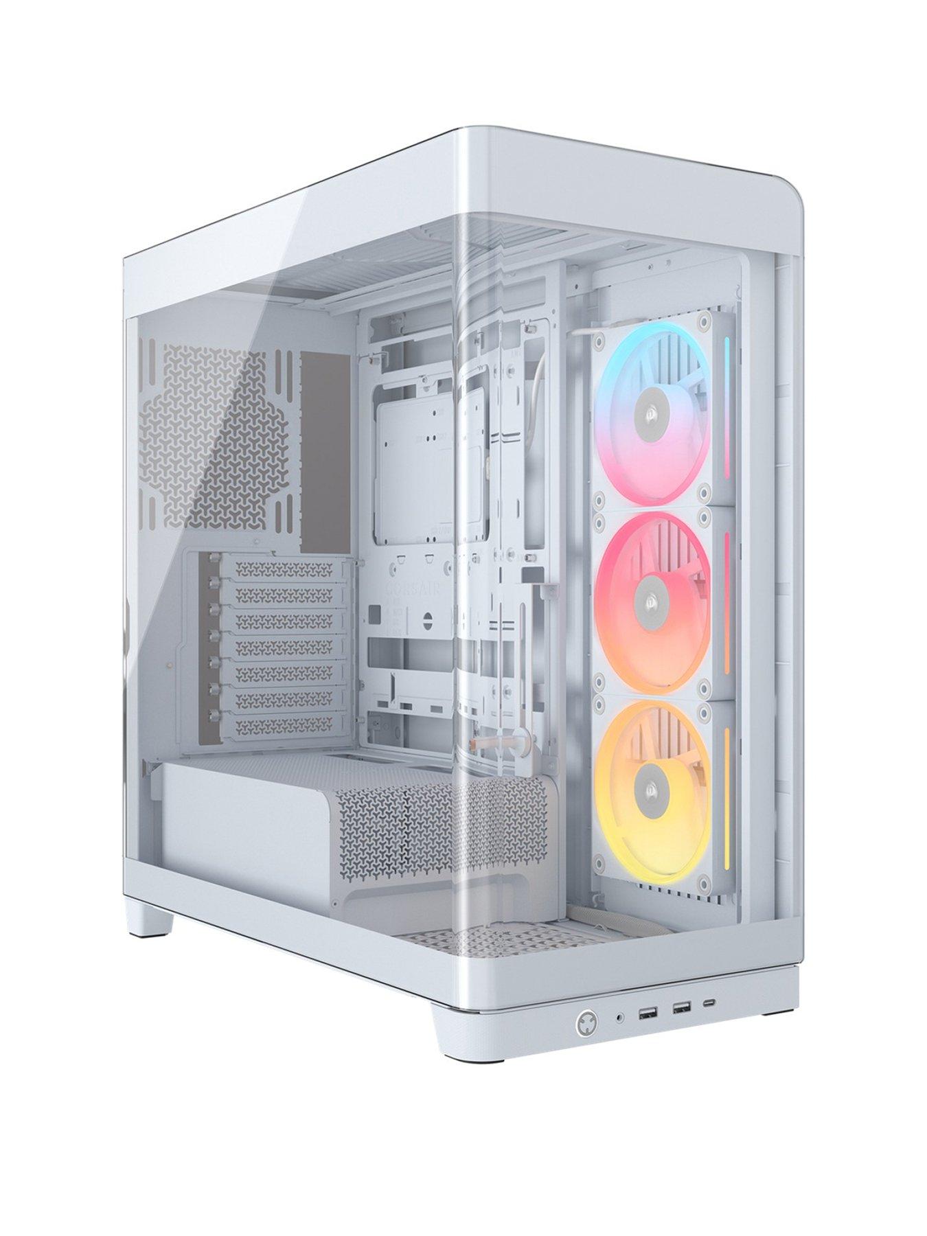 CORSAIR FRAME 4500X LX-R RGB Tempered Glass Mid-Tower - White