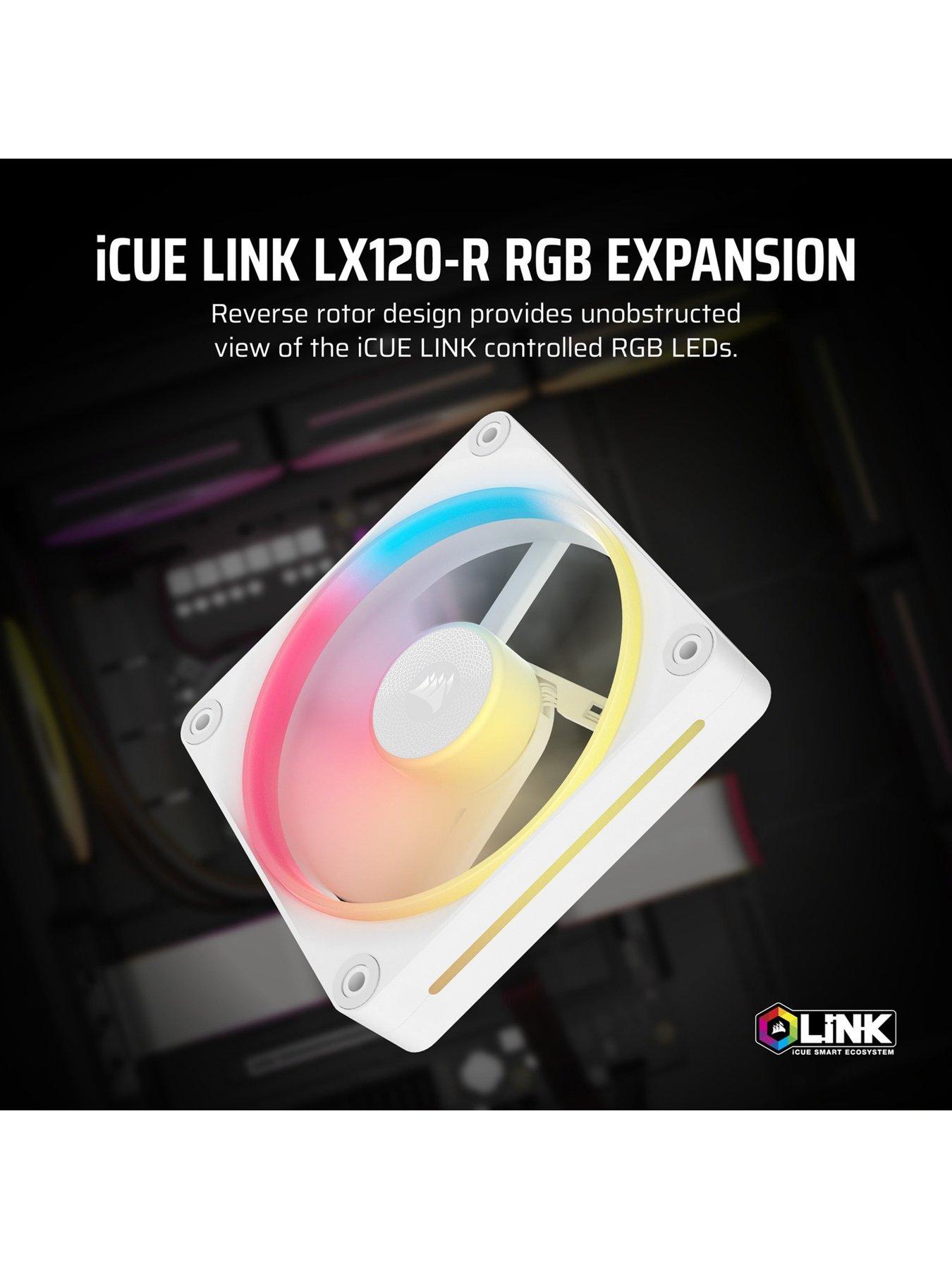 corsair-lx-r-rgb-series-icue-link-lx120r-rgb-white-120mm-rgb-fan-single-fanstillFront