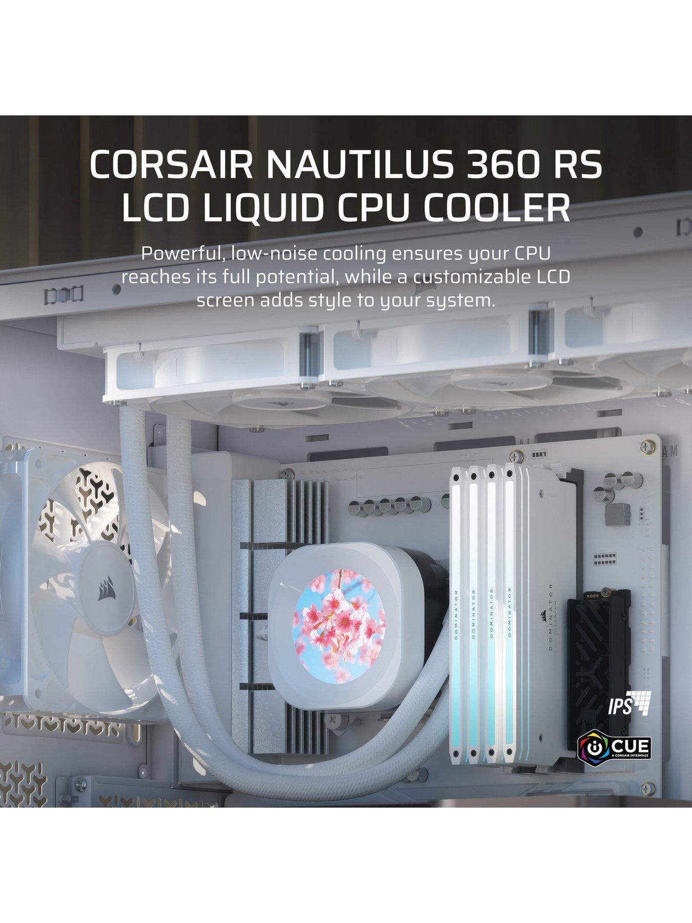 corsair-nautilus-360-lcd-white-360mm-radiator-liquid-cpu-coolerstillFront