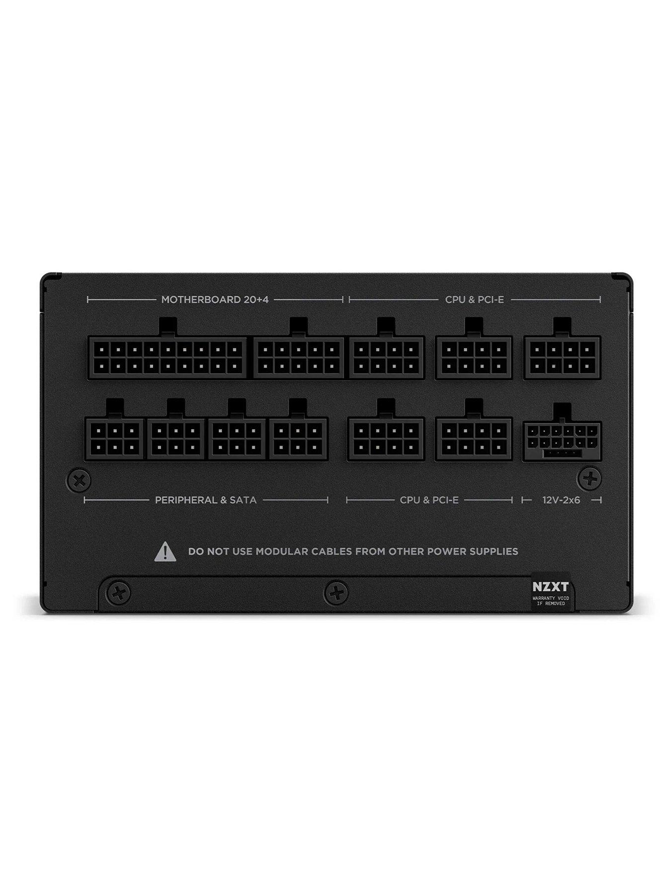 Image 4 of 4 of NZXT ATX 3.1 850 Watt 80 Plus Gold Fully Modular Low-Noise Power Supply, UK Power Cord