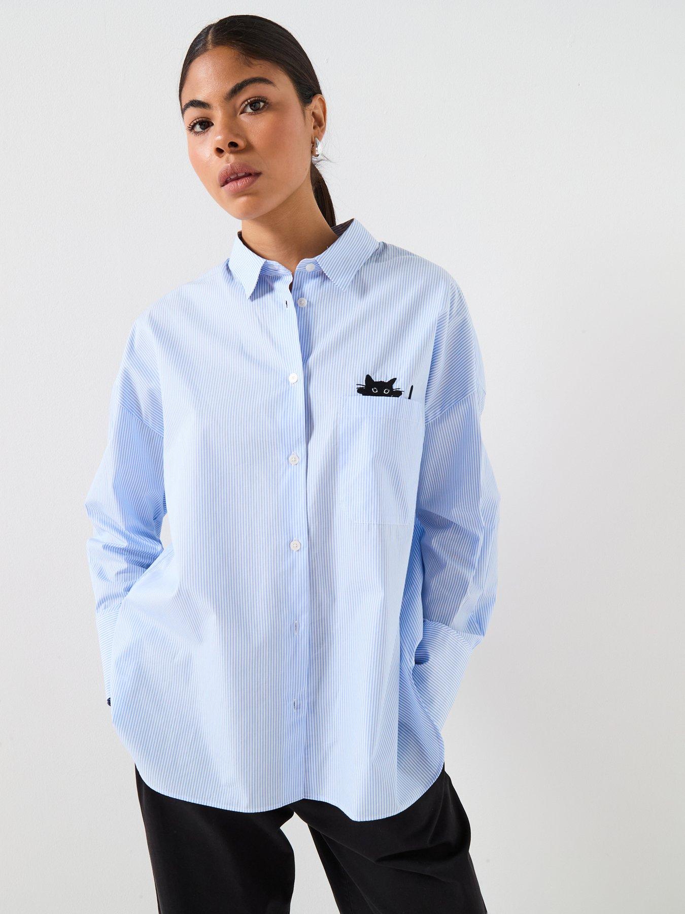 Image 1 of 6 of PS PAUL SMITH WOMENS EMBROIDERED SHIRT