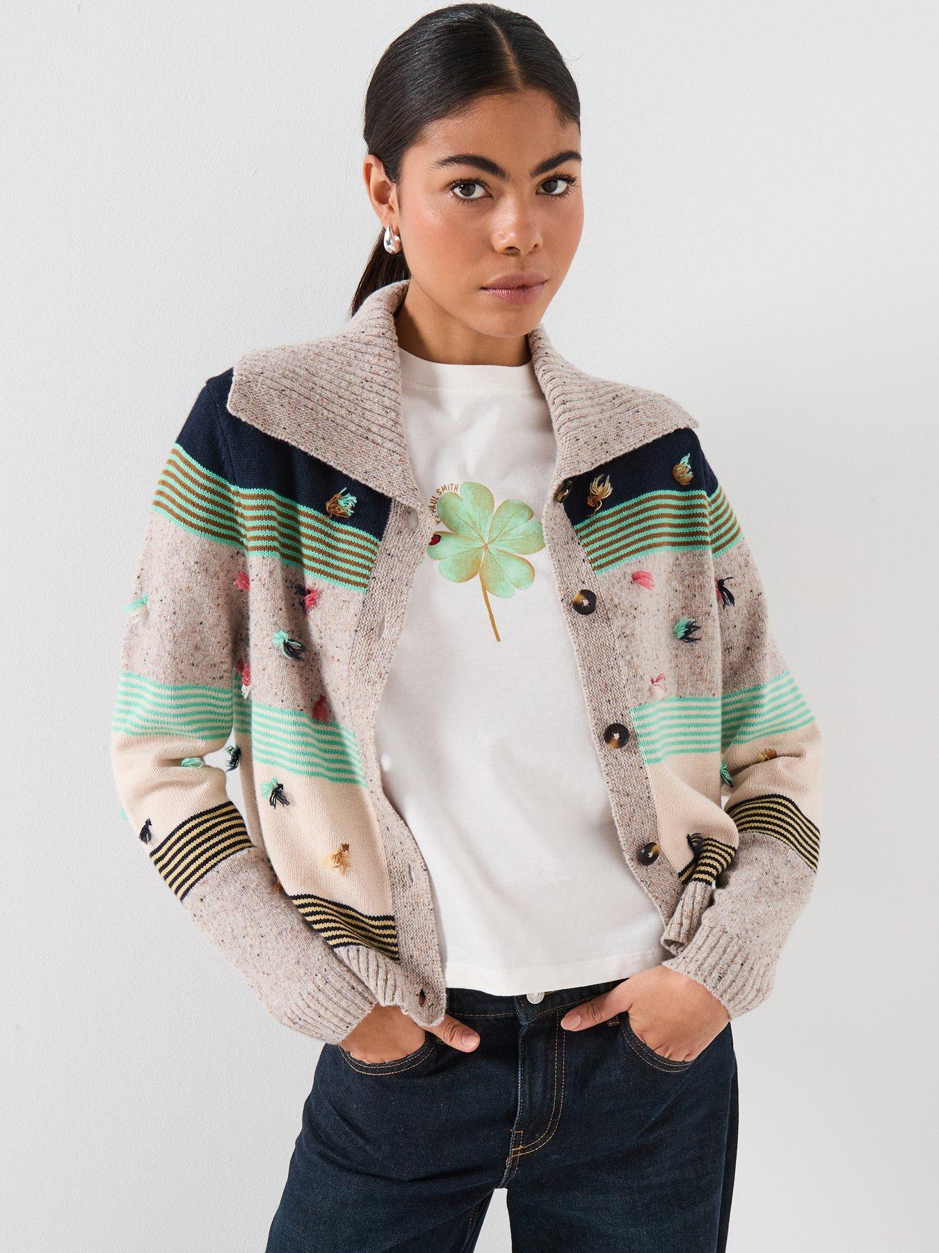 ps-paul-smith-womens-knitted-button-through-cardigan-nbsp--multifront