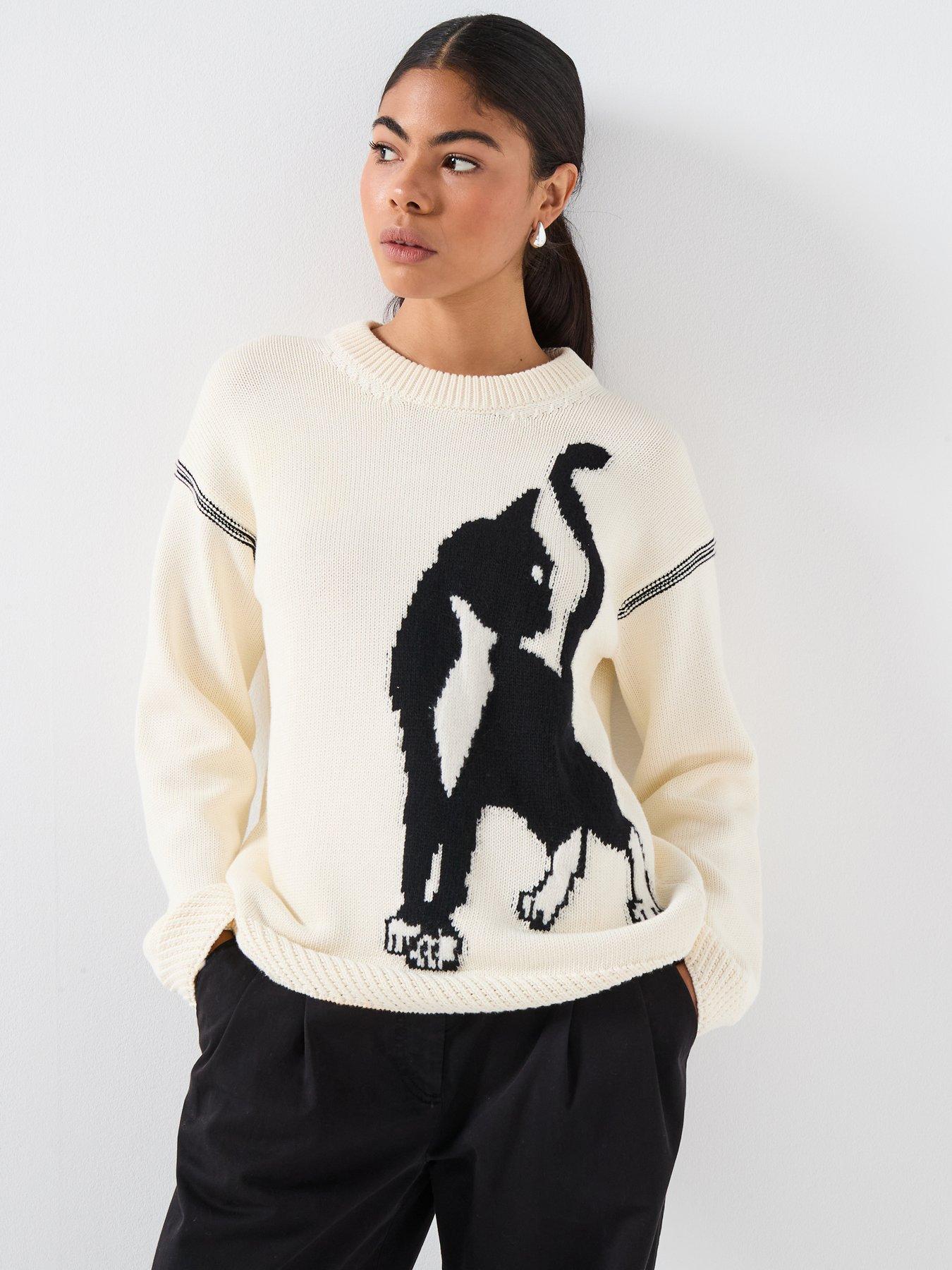 Image 1 of 6 of PS PAUL SMITH WOMENS KNITTED SWEATER CREW NECK