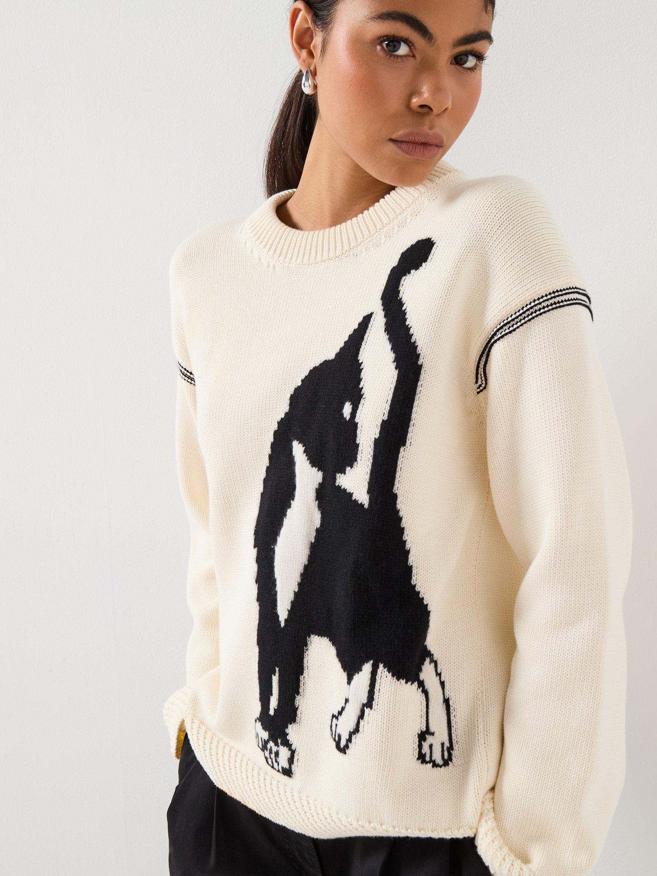 Image 4 of 6 of PS PAUL SMITH WOMENS KNITTED SWEATER CREW NECK