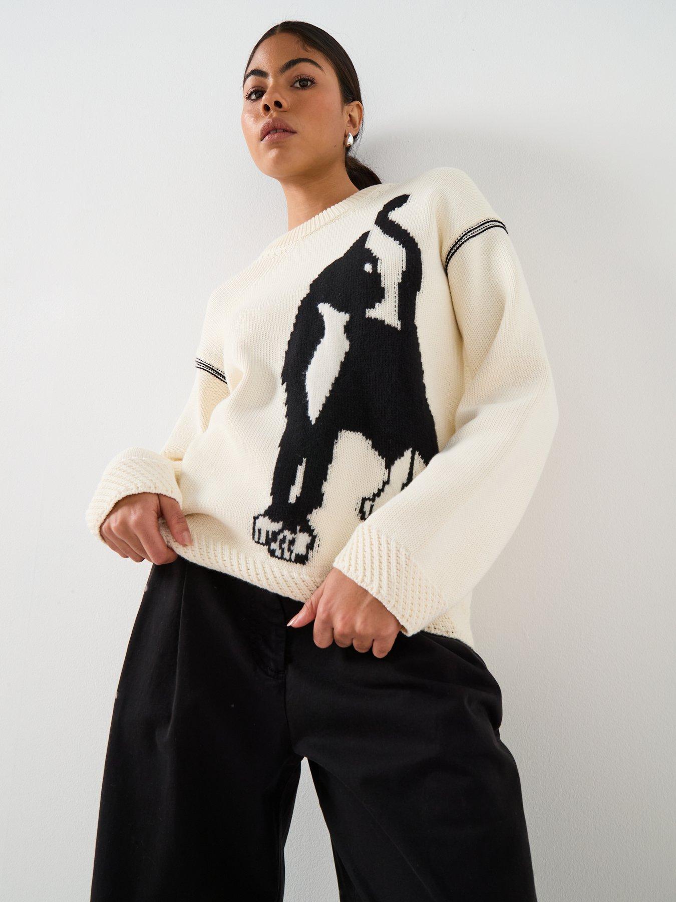 Image 6 of 6 of PS PAUL SMITH WOMENS KNITTED SWEATER CREW NECK