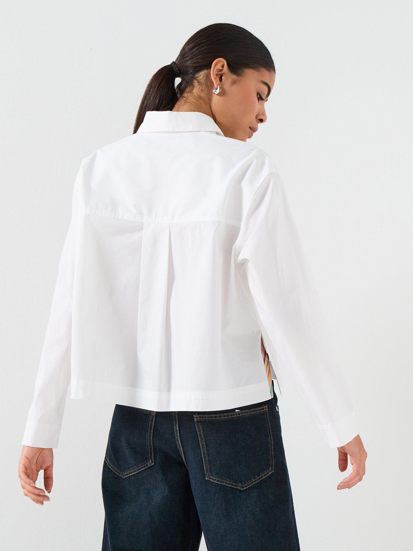 Image 2 of 4 of PS PAUL SMITH WOMENS SWIRL DETAIL SHIRT