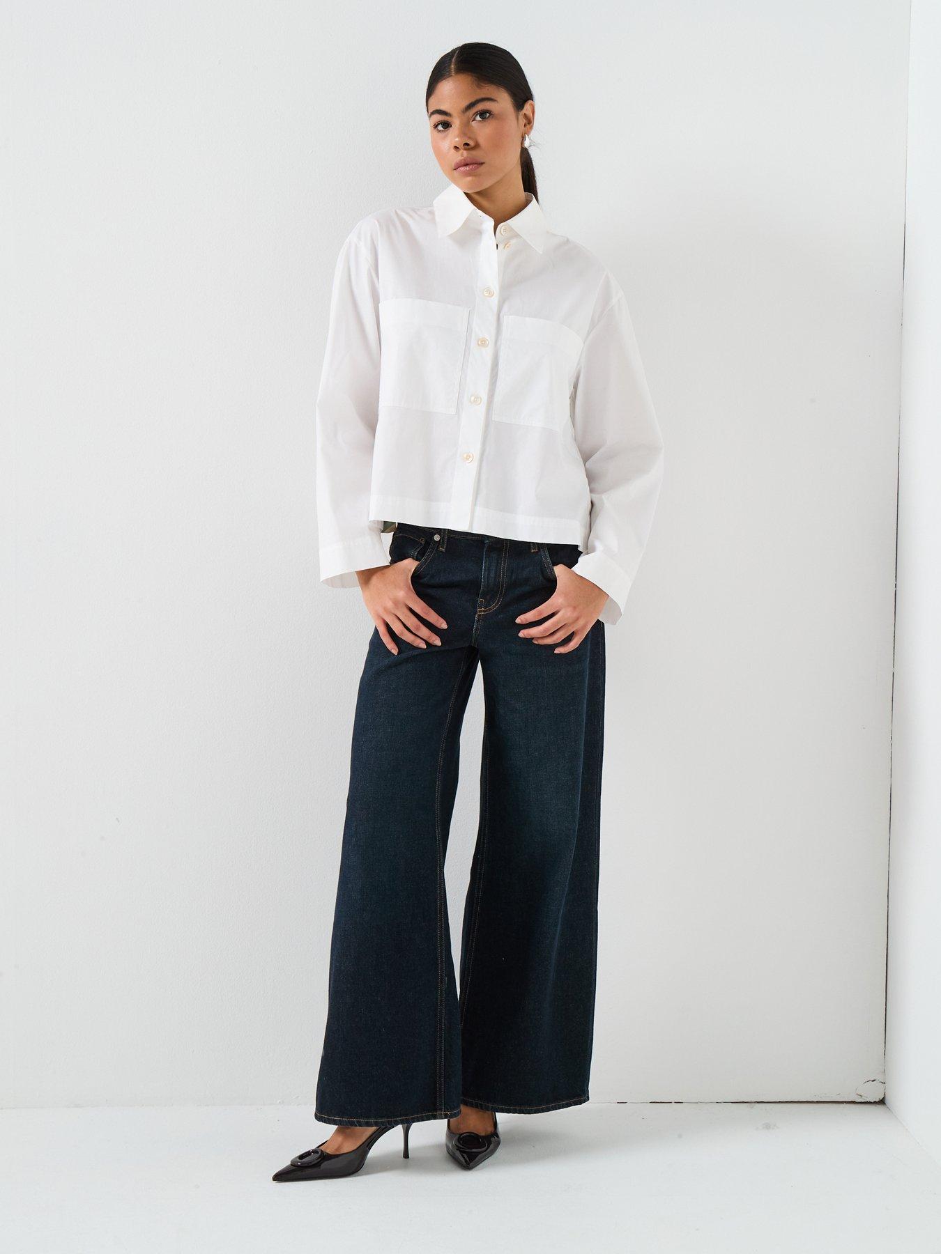 Image 3 of 4 of PS PAUL SMITH WOMENS SWIRL DETAIL SHIRT
