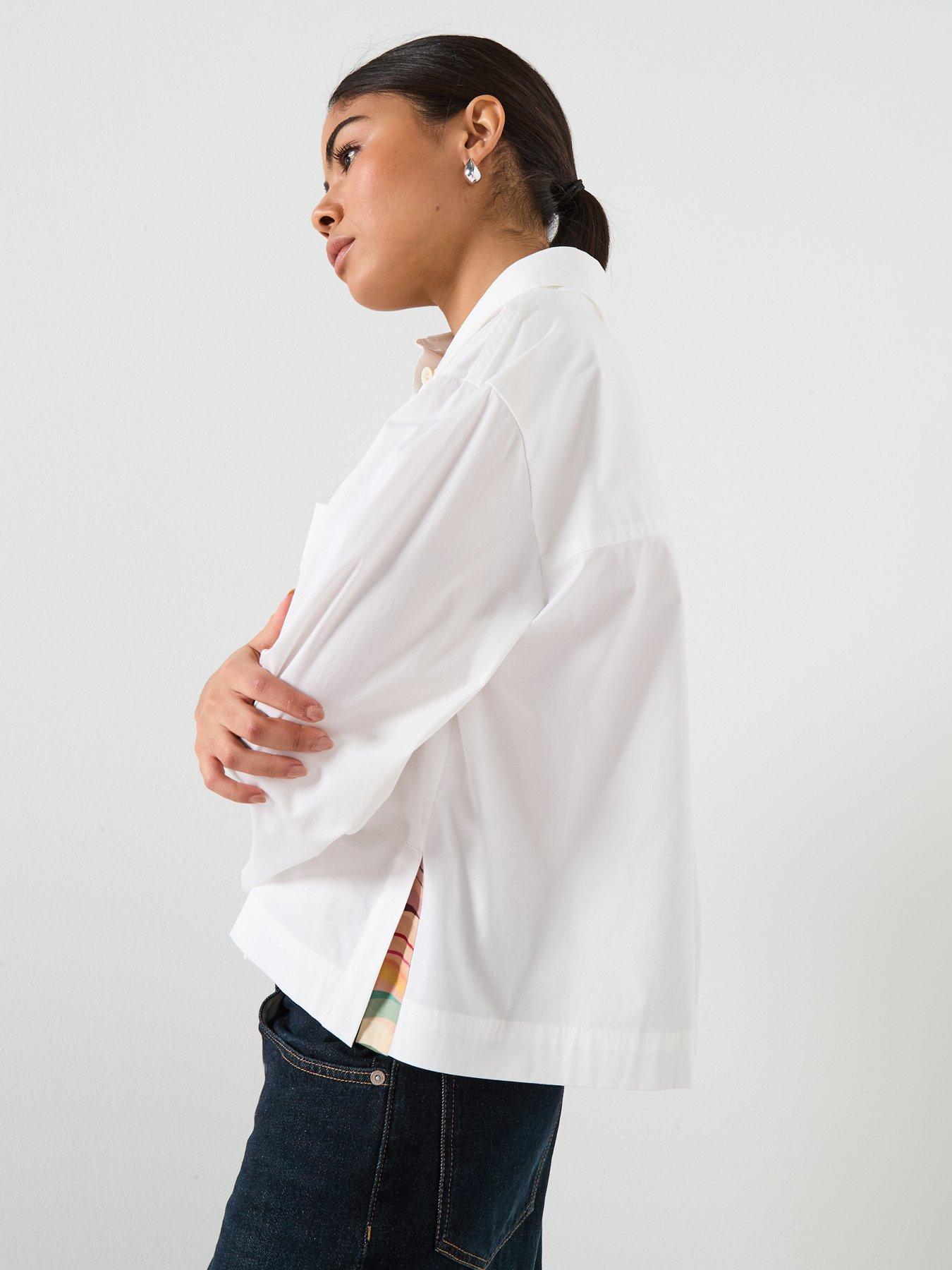 Image 4 of 4 of PS PAUL SMITH WOMENS SWIRL DETAIL SHIRT