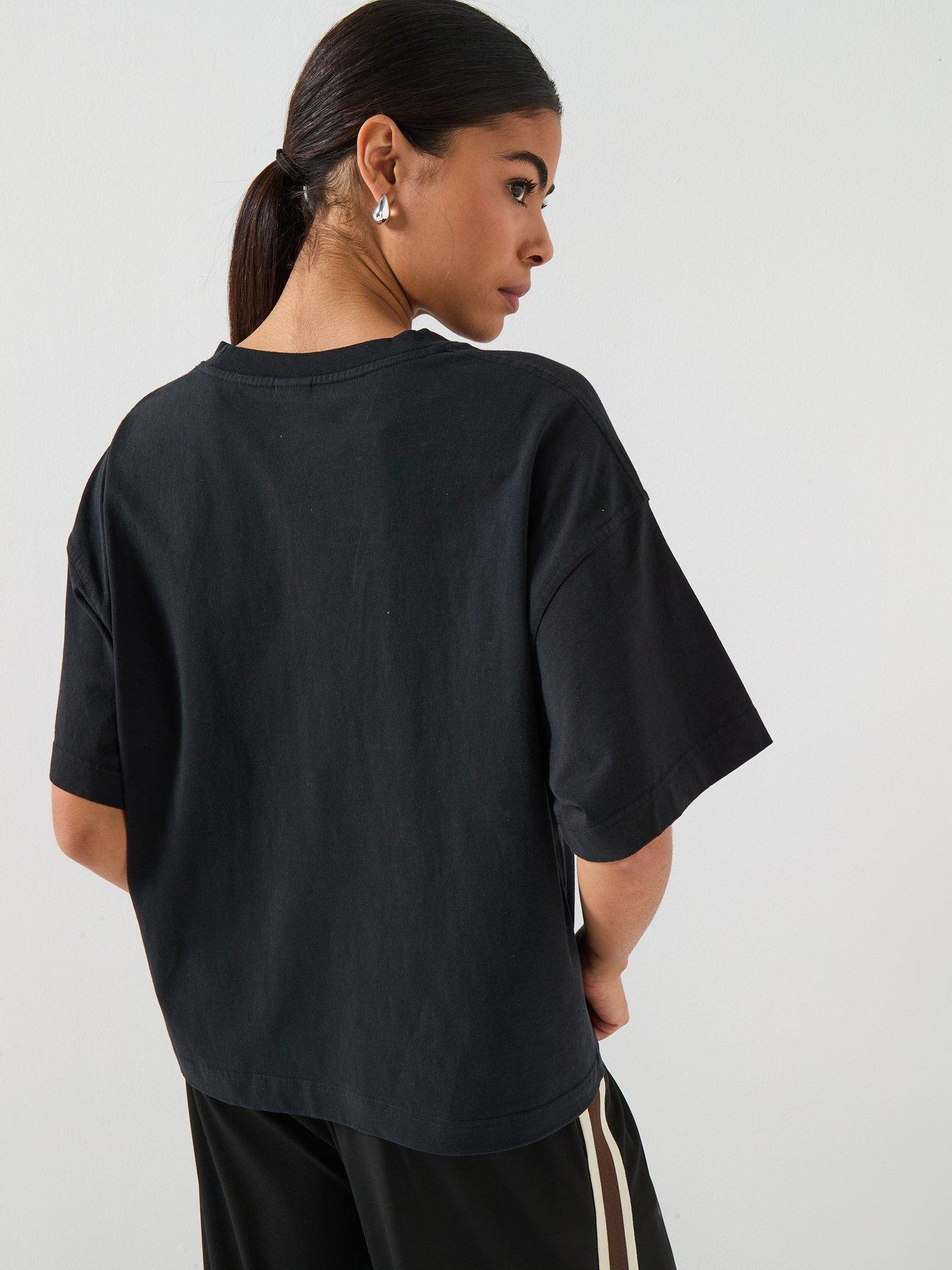 Image 2 of 4 of PS PAUL SMITH Womens Short Sleeve T-shirt Happy - Black