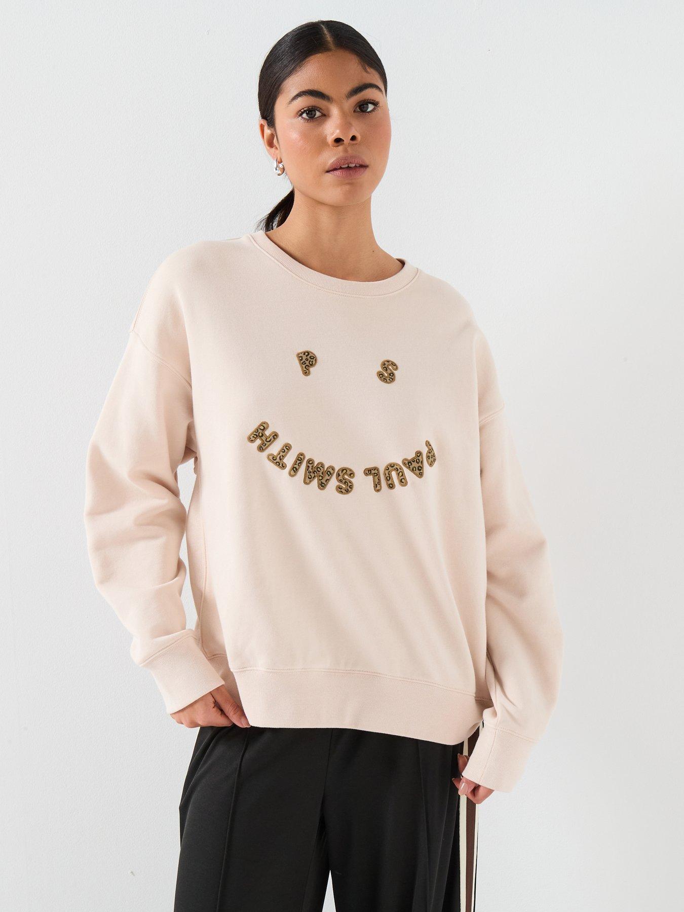 ps-paul-smith-womens-sweatshirt-happy-whitefront