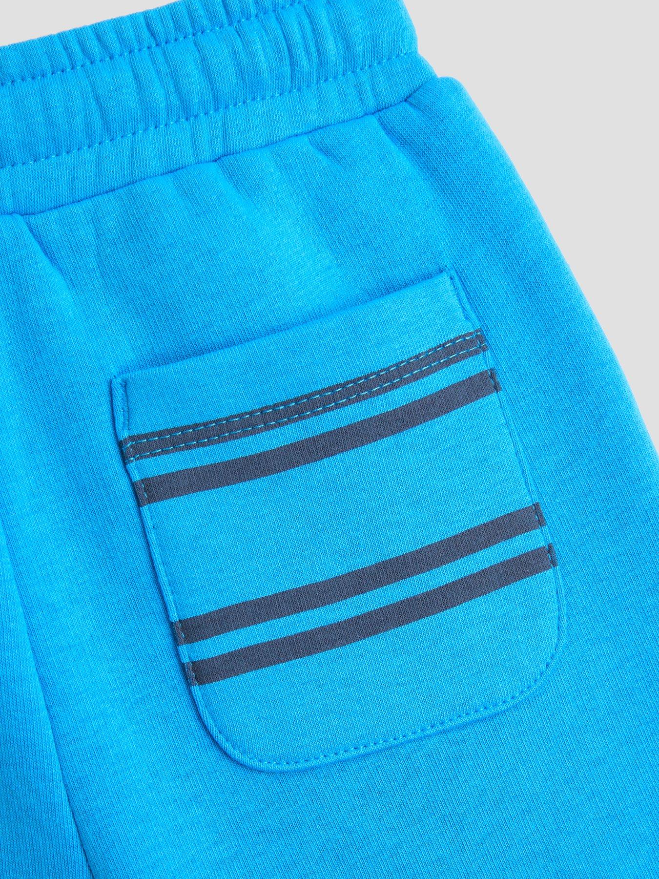 Image 5 of 5 of The Very Collection Boys Stripe T-shirt And Short Set - Blue