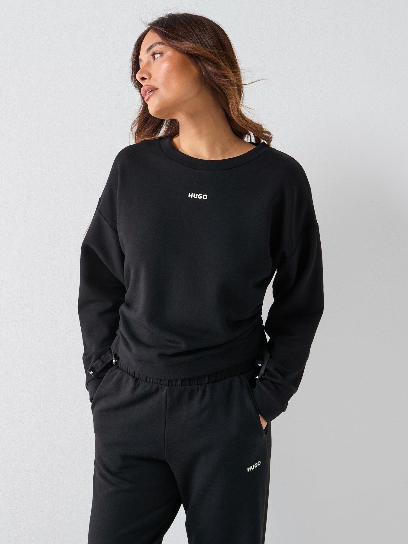 Image 1 of 6 of HUGO Casual Logo Sweatshirt - Black