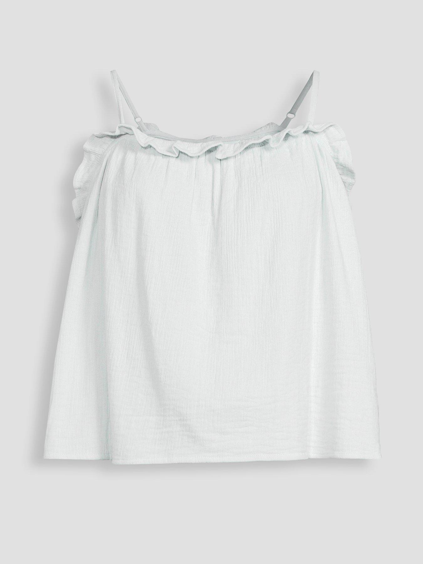 Image 7 of 7 of The Very Collection Crinkle Cami - Blue