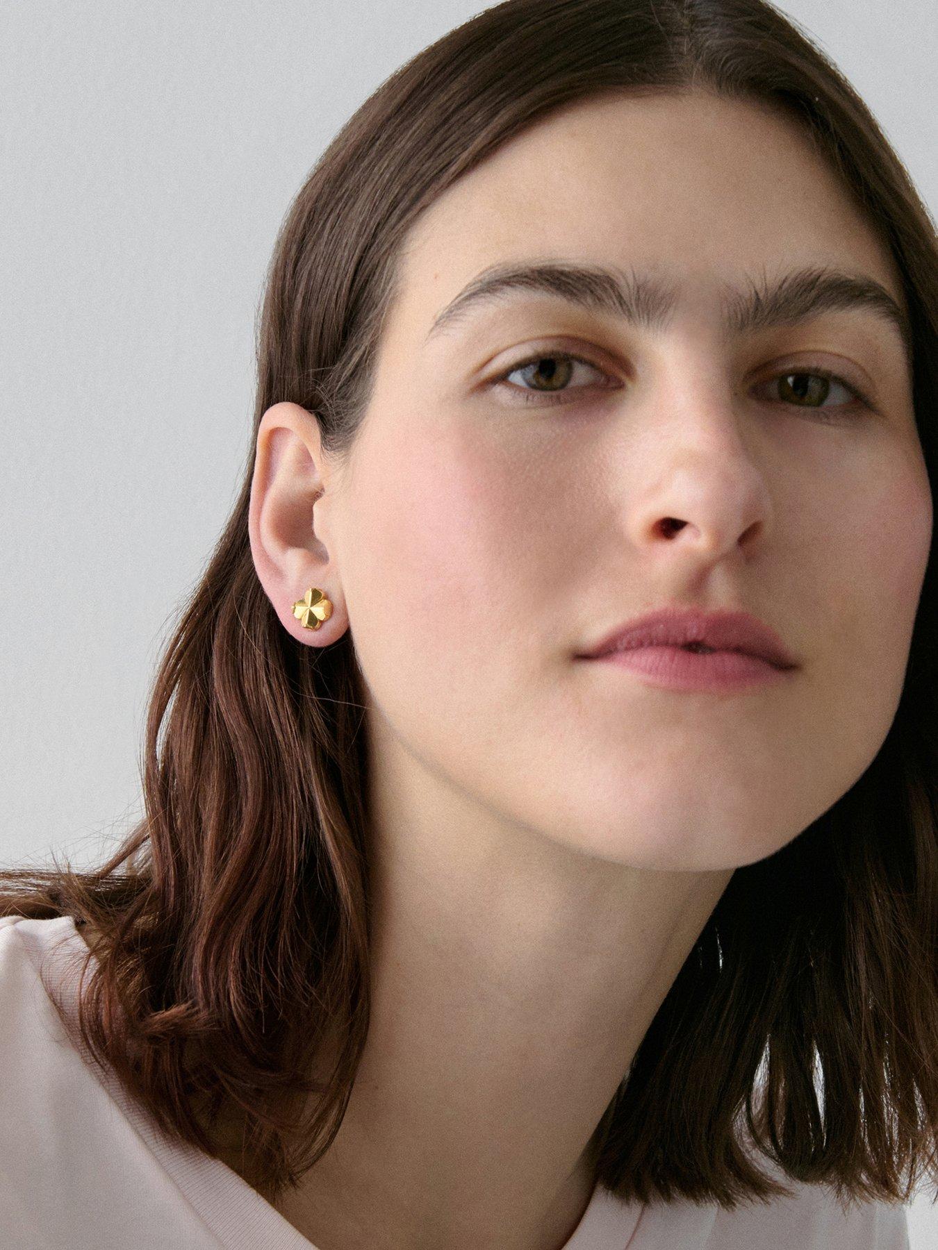 Image 2 of 3 of Kate Spade New York Flower Studs - Gold