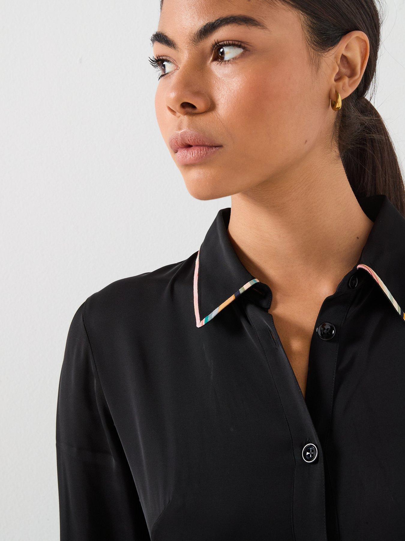Image 6 of 6 of PS PAUL SMITH WOMENS SWIRL TRIM DRESS