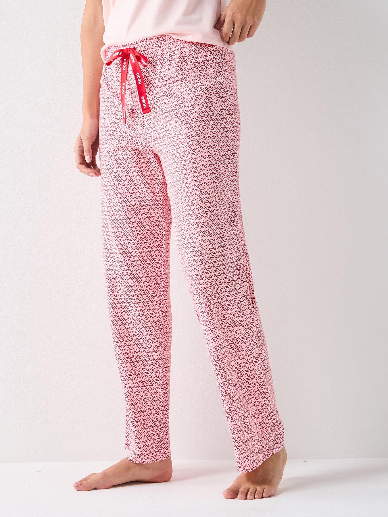 Image 1 of 4 of HUGO Draw String Soft Trouser - Pink