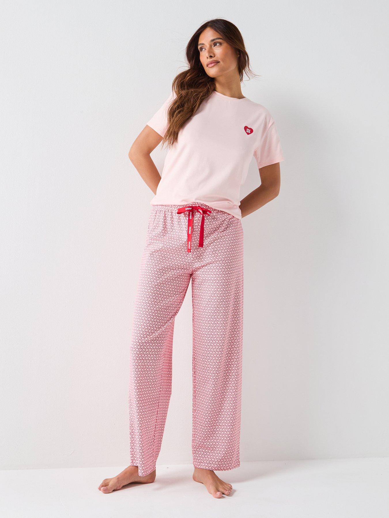 Image 3 of 4 of HUGO Draw String Soft Trouser - Pink