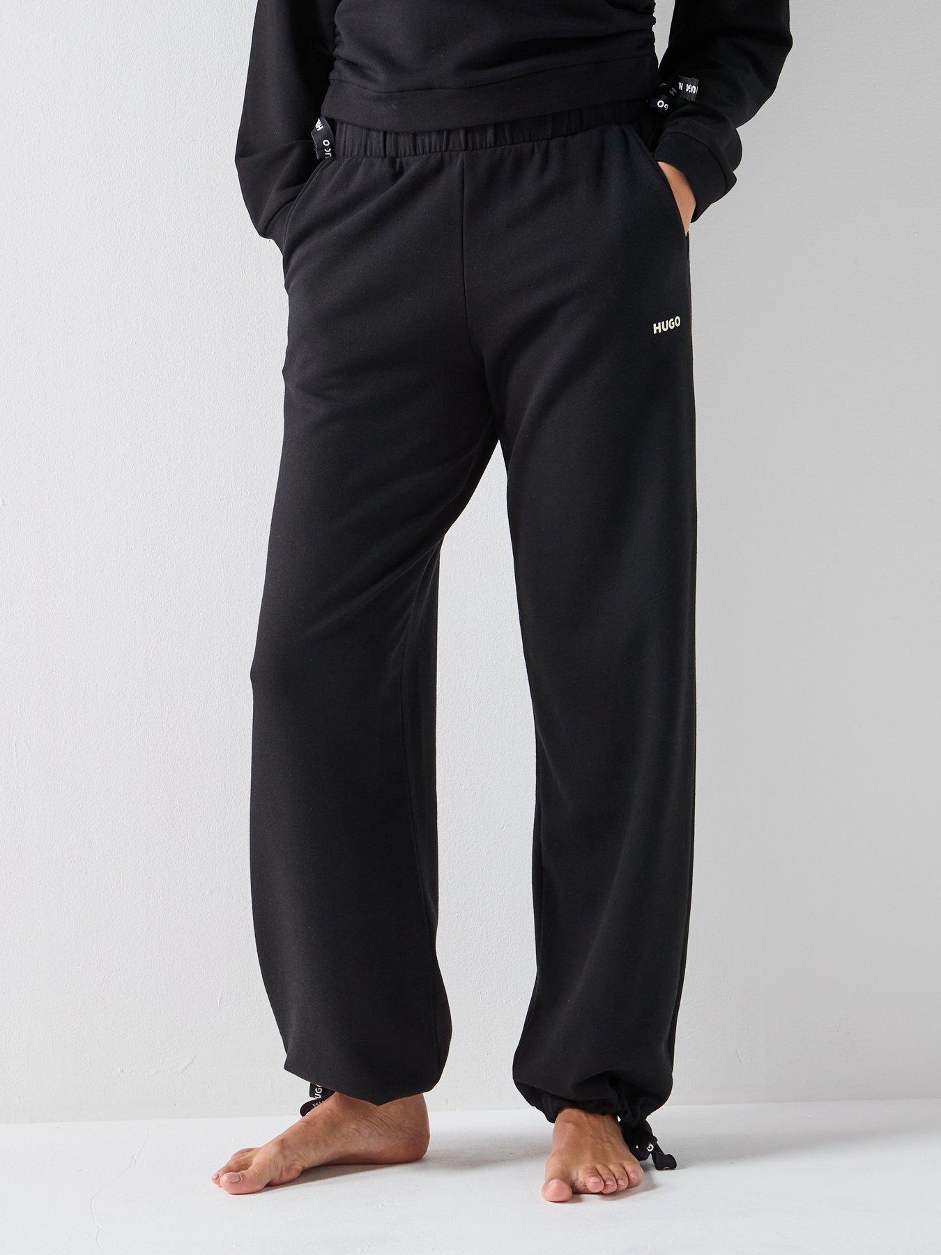 HUGO Casual Drawstring Trouser - Black