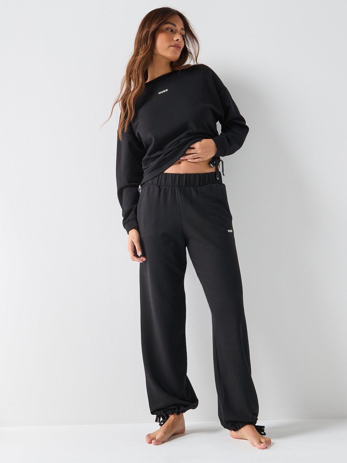 Image 6 of 6 of HUGO Casual Drawstring Trouser - Black