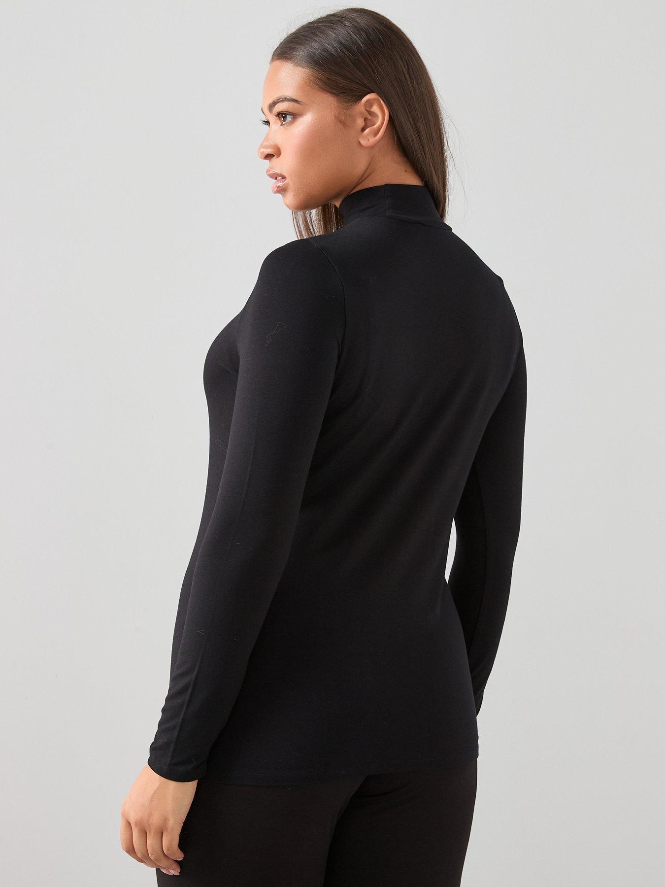 the-very-collection-curve-turtle-neck-long-sleeve-top-blackstillFront