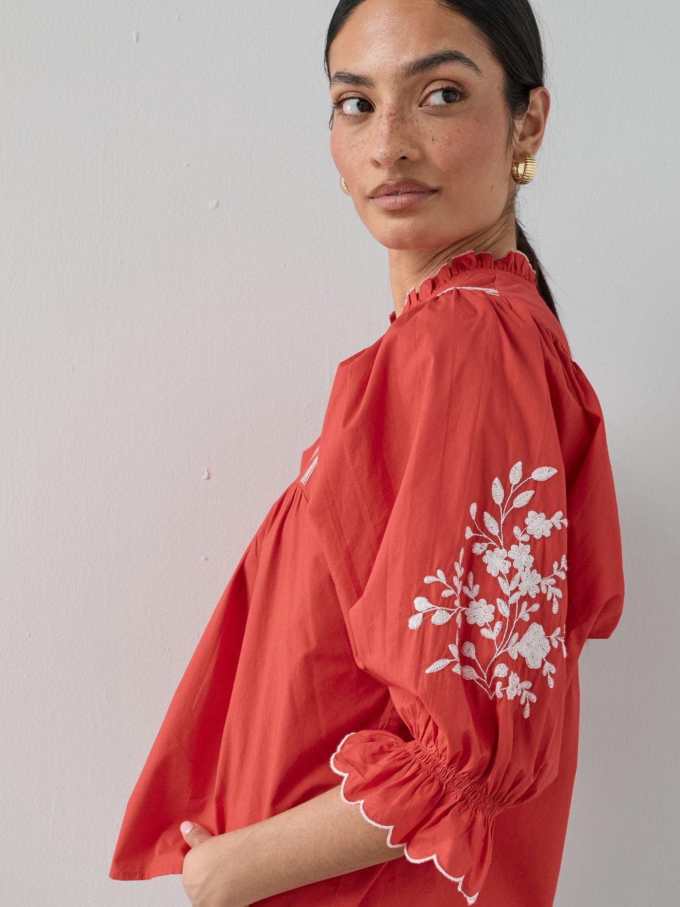 the-very-collection-cotton-poplin-embroidered-blouse-redoutfit