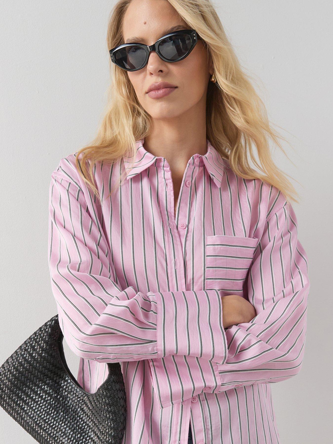 the-very-collection-stripe-pocket-shirt-pinkfront