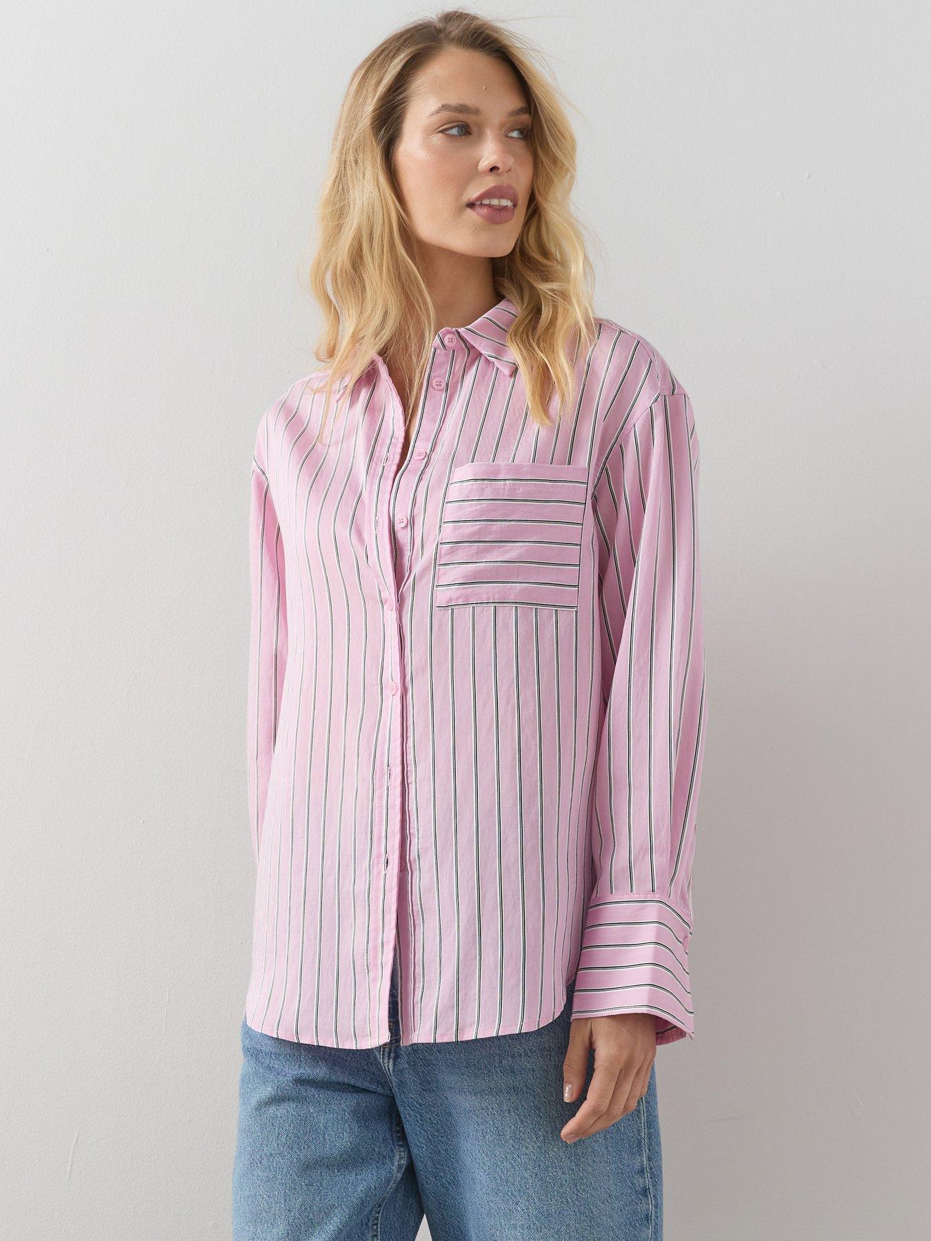 the-very-collection-stripe-pocket-shirt-pinkoutfit