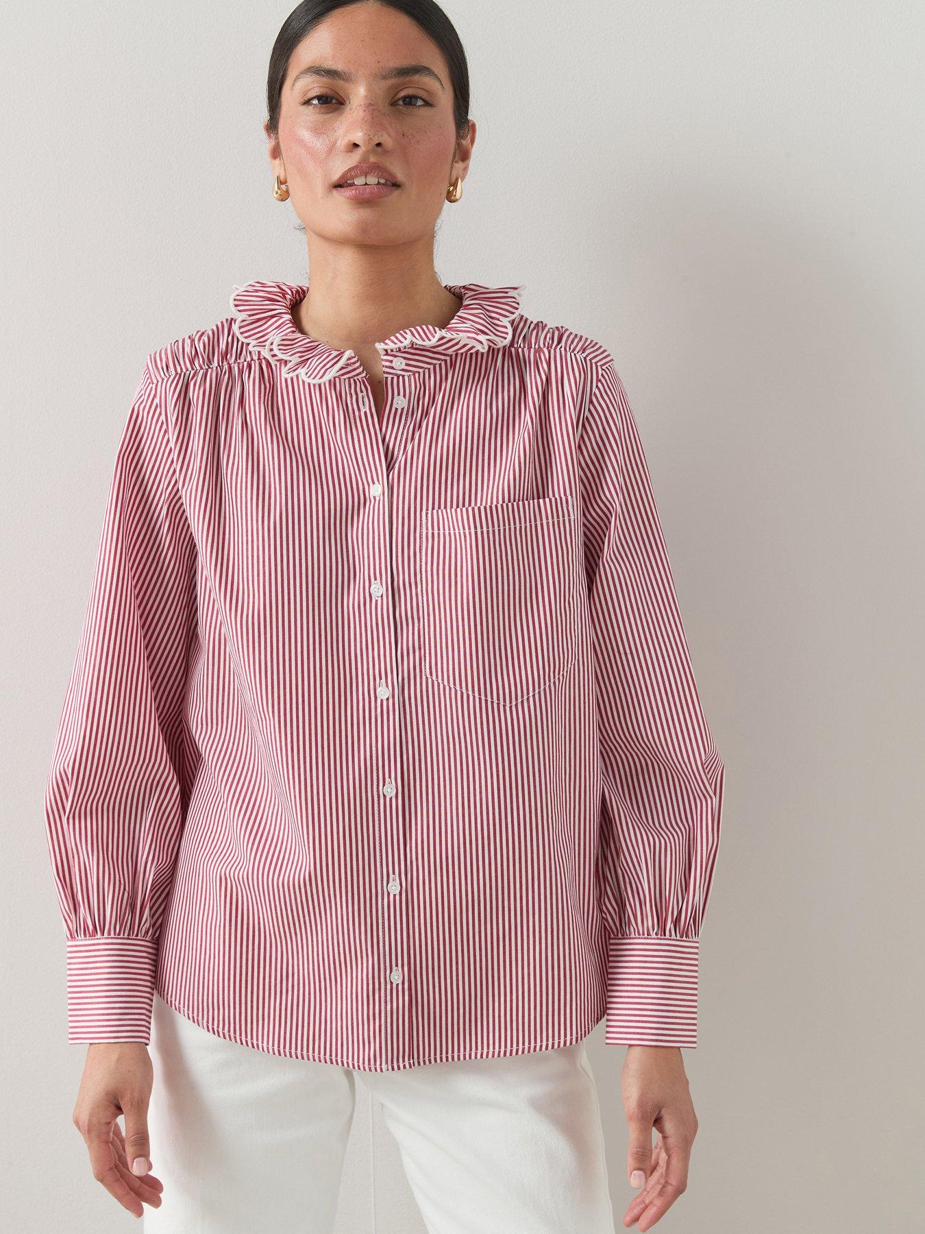 the-very-collection-scollaped-frill-stripe-button-up-shirtback