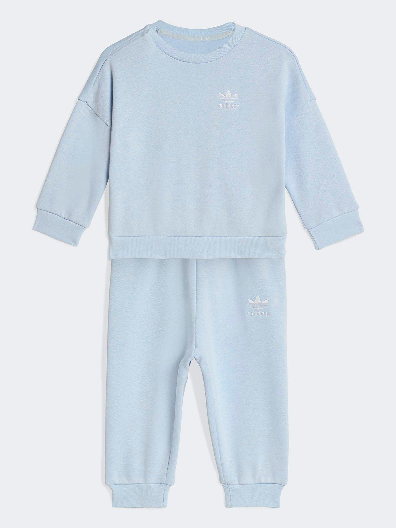 adidas Originals Infant Unisex Loose Crew Jogger Set - Blue