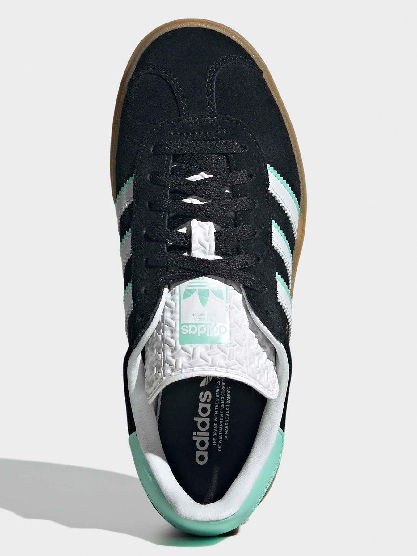 adidas gazelle silver green womens GAZELLE INDOOR PRO BLACK – ACD GALLERY main image 0