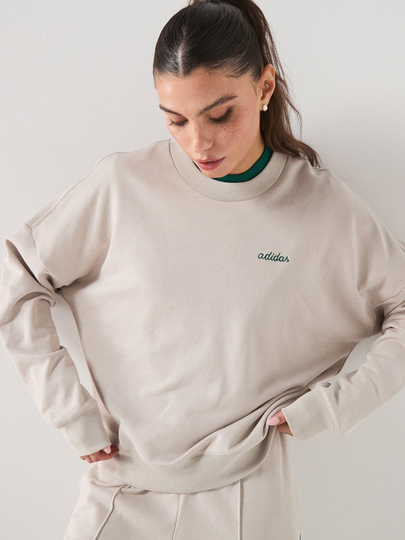 adidas-sportswear-womens-seasonal-essentials-colourpop-sweatshirt-with-embroidered-graphic-beige
