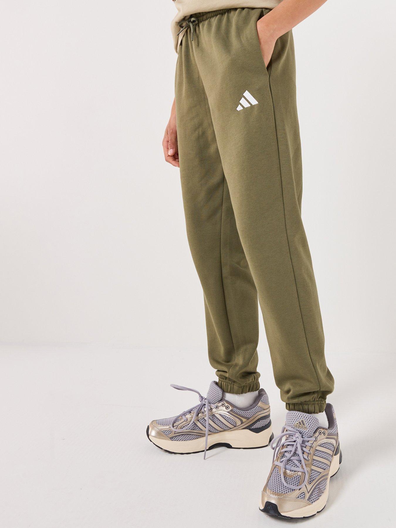 adidas-sportswear-junior-unisex-essentials-pants-greenfront
