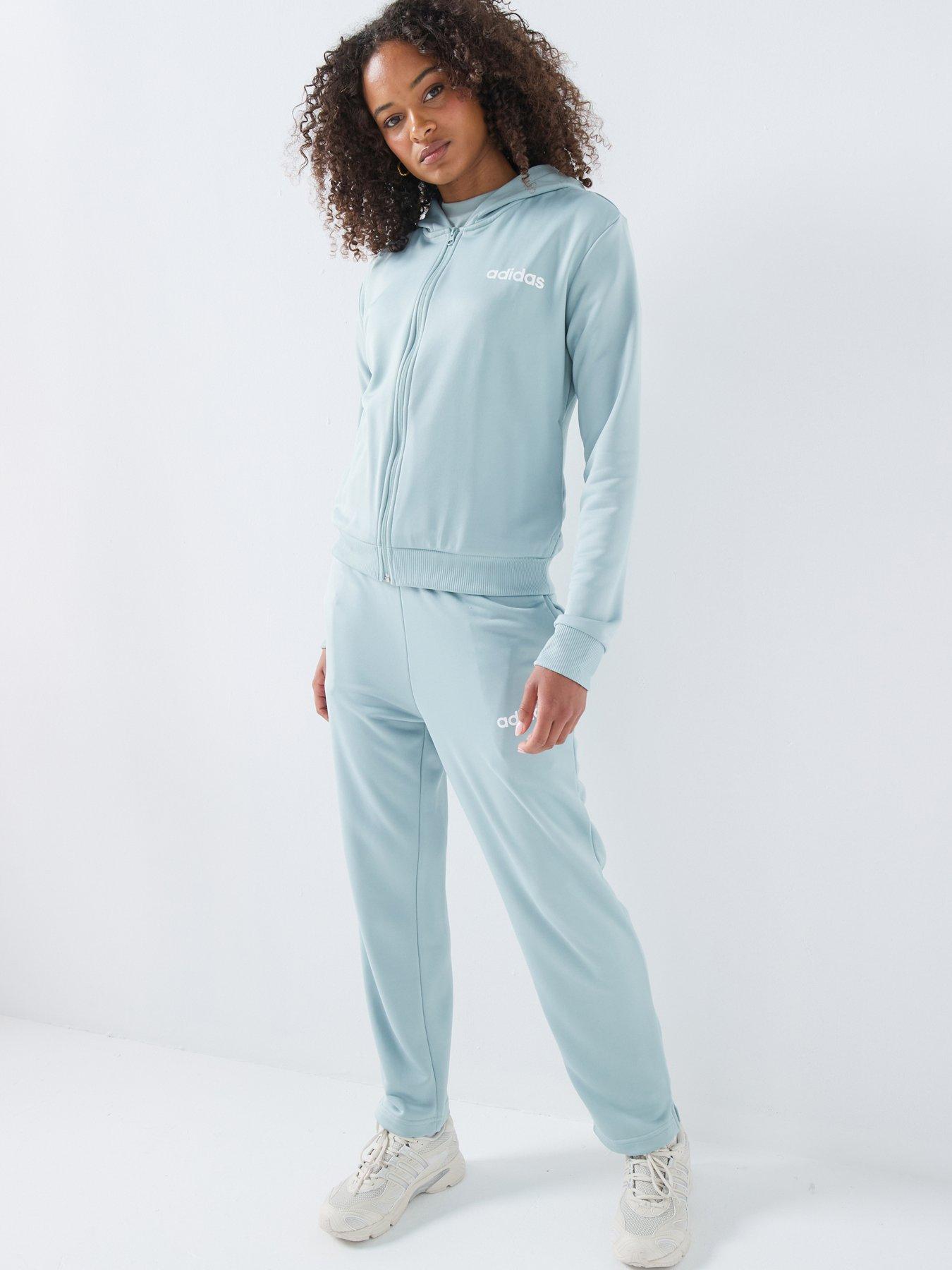 adidas Sportswear Women's Essentials Linear Tracksuit - Green
