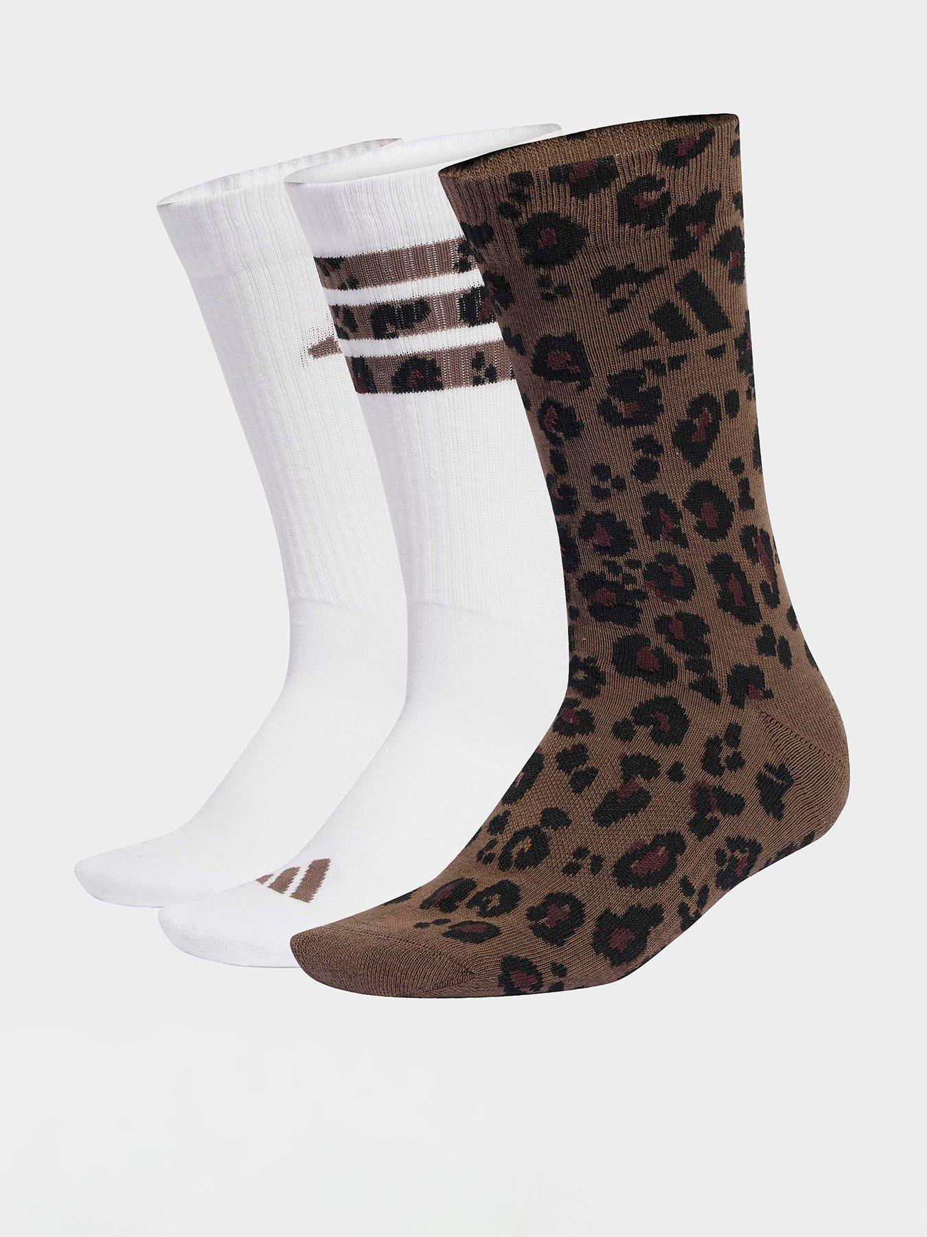adidas-sportswear-unisex-3-pack-leopard-print-socks-multifront