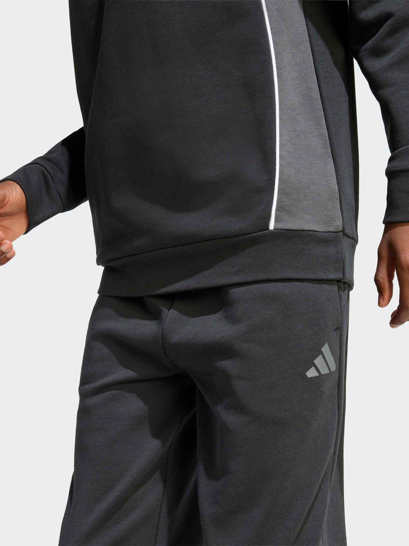 adidas-sportswear-junior-unisex-color-block-tracksuit-blackoutfit