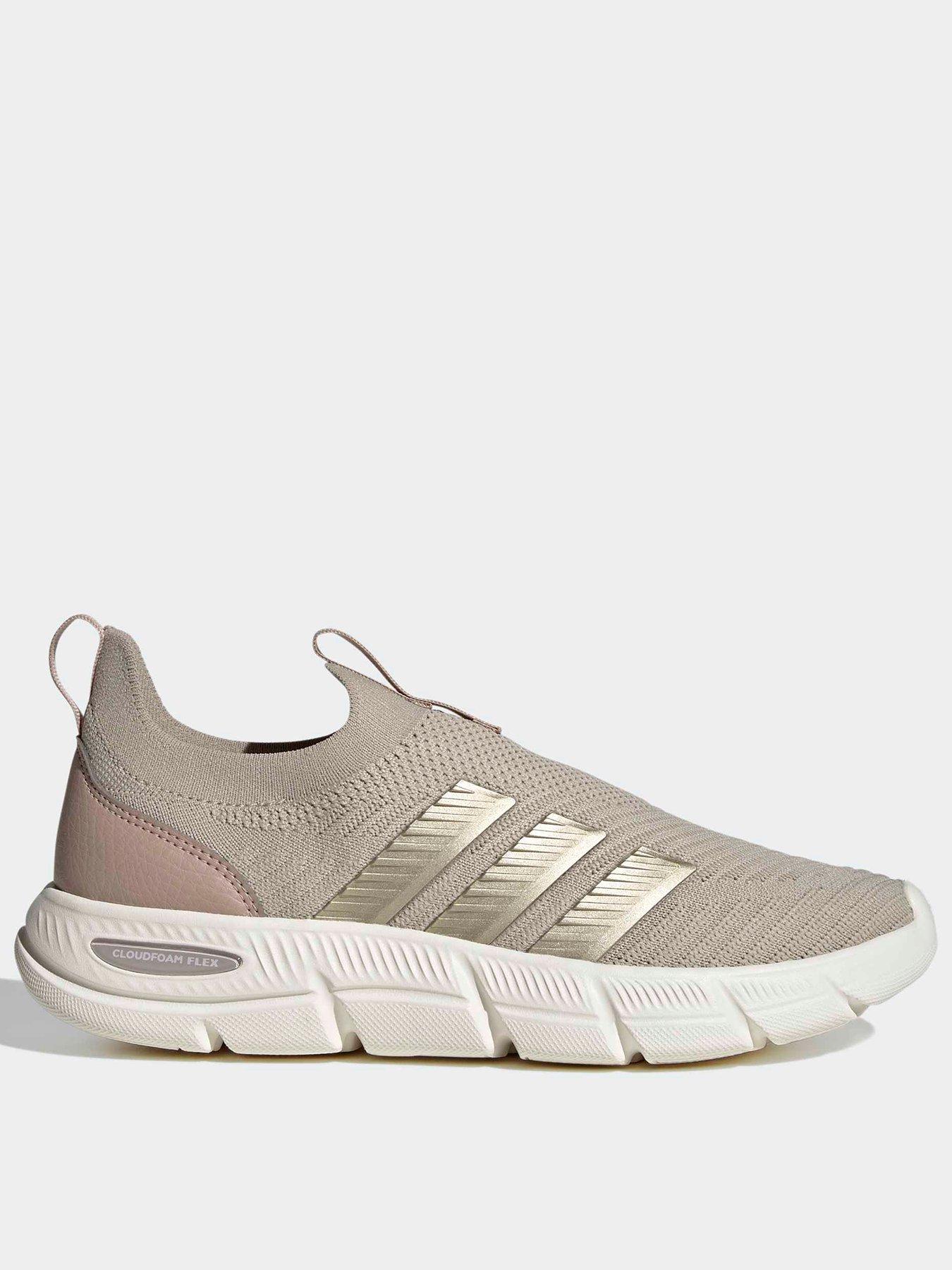 adidas Sportswear Women's Cloudfoam Flex Sock Trainers - Beige