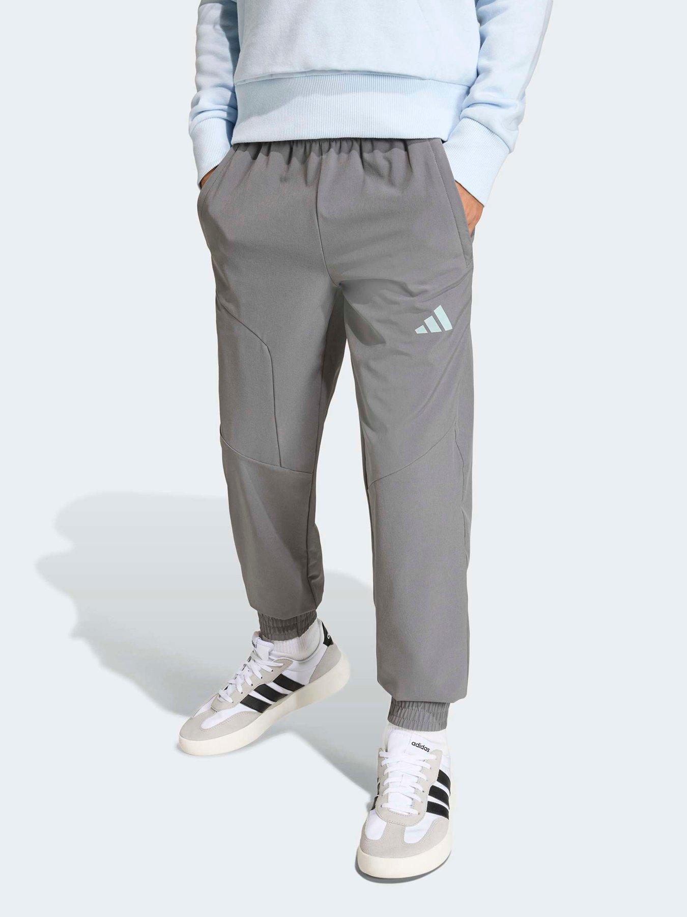 adidas Sportswear Junior Boys Boys Hooded Tech Woven Pants - Grey