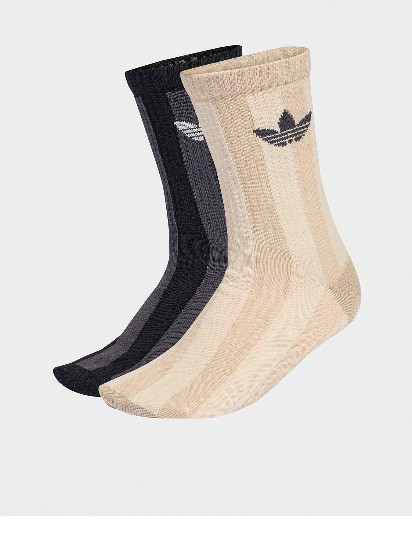 adidas Originals Unisex Striped Crew Sock 2 Pack - Multi