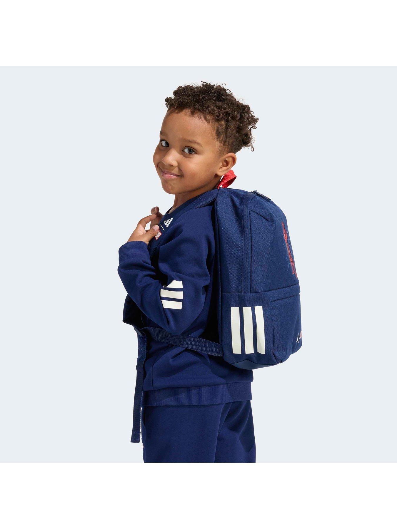 adidas-sportswear-kids-marvel-spider-man-backpack-bluestillFront