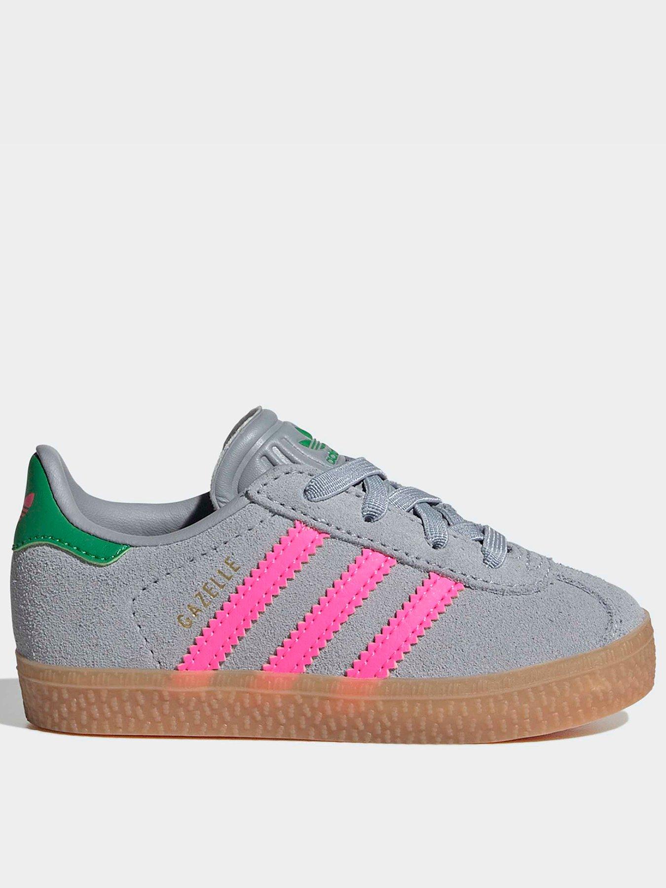 adidas-originals-infant-unisex-gazelle-cf-el-trainers-silver