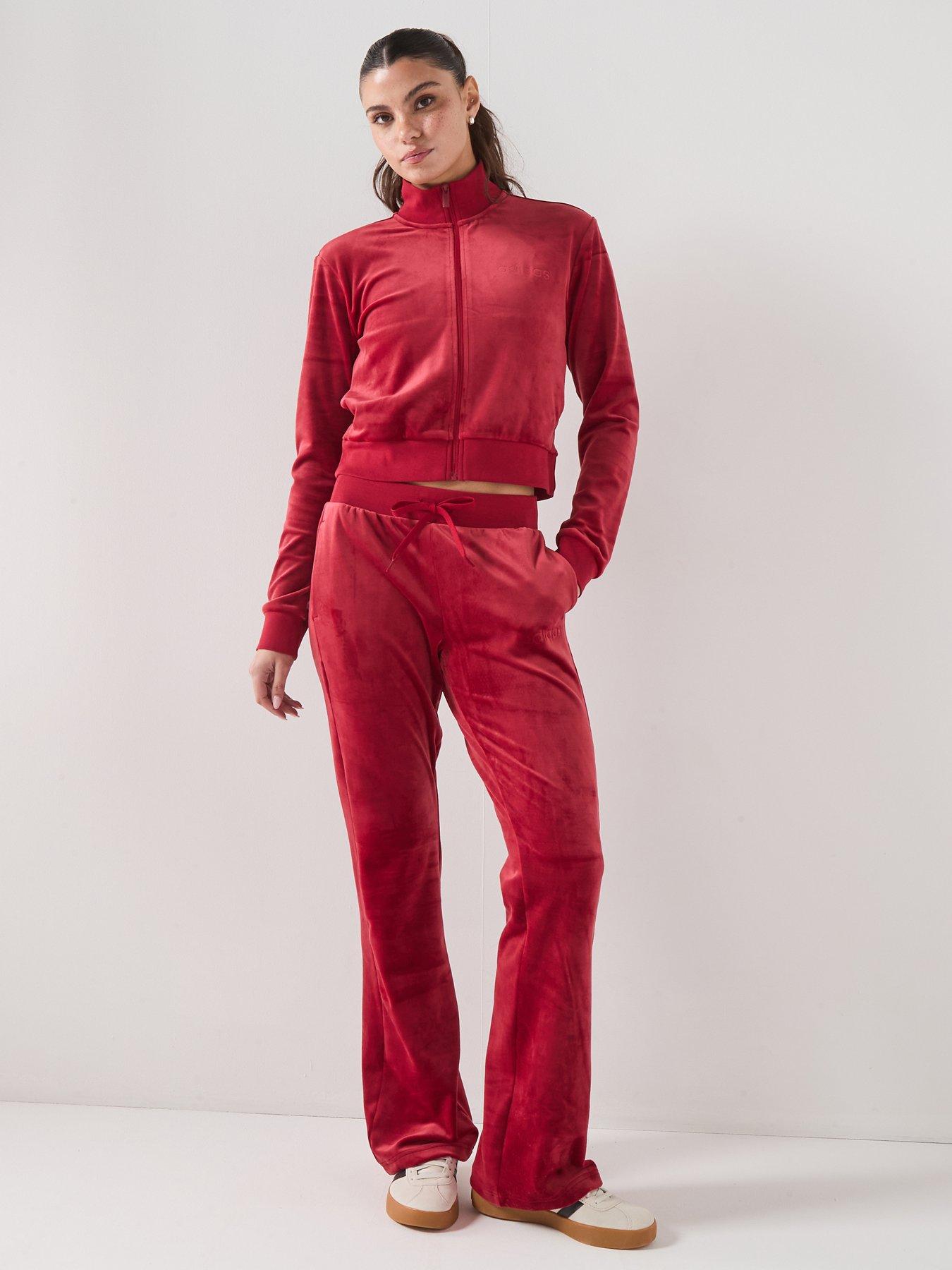 adidas-sportswear-womens-glam-velvet-tracksuit-burgundy