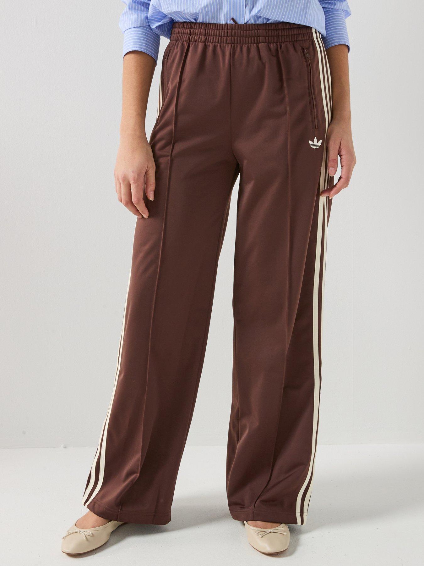 adidas Originals Women's Firebird Loose Track Pants - Brown