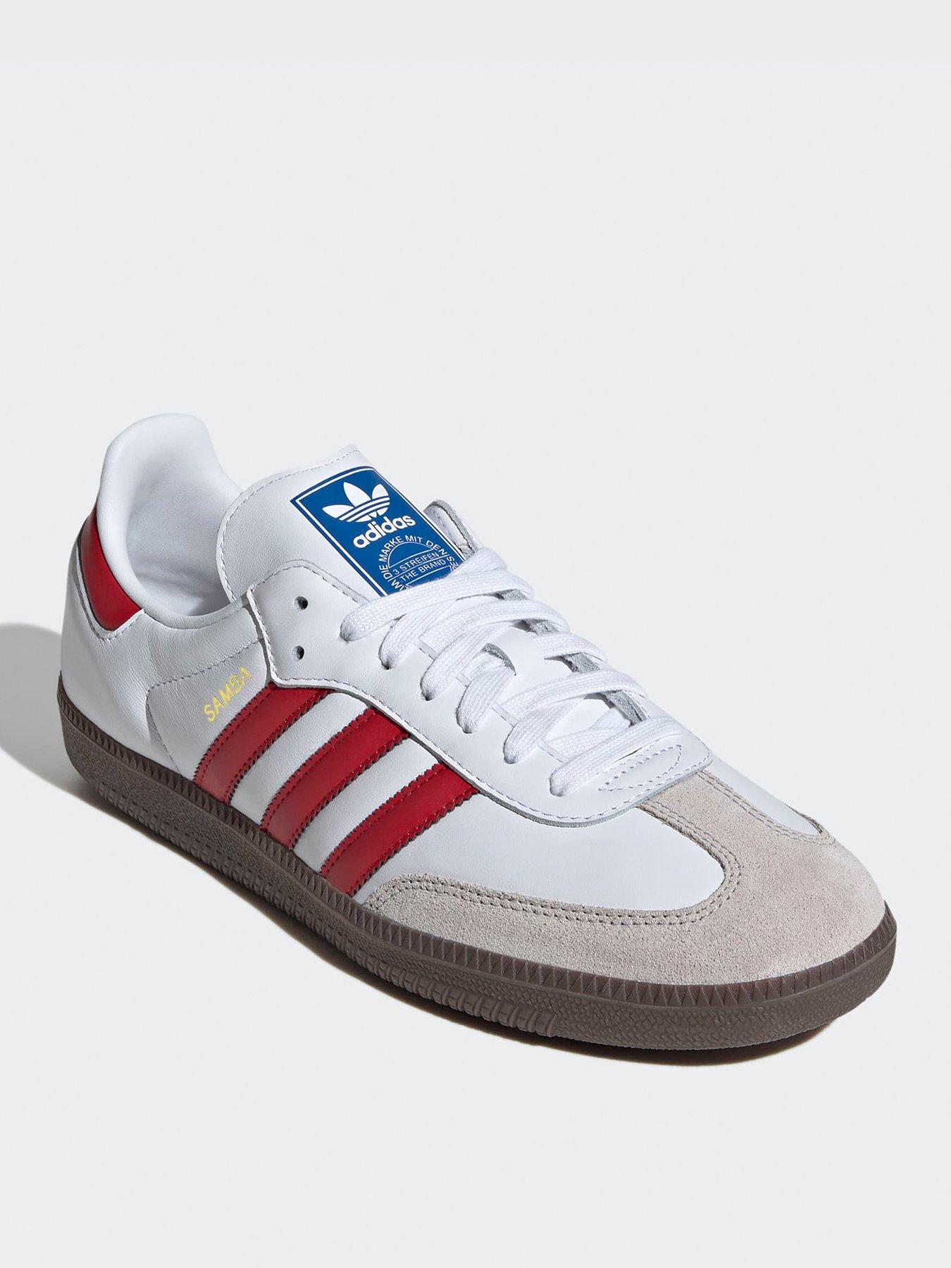 Image 2 of 7 of adidas Originals Womens Samba Trainers - Red
