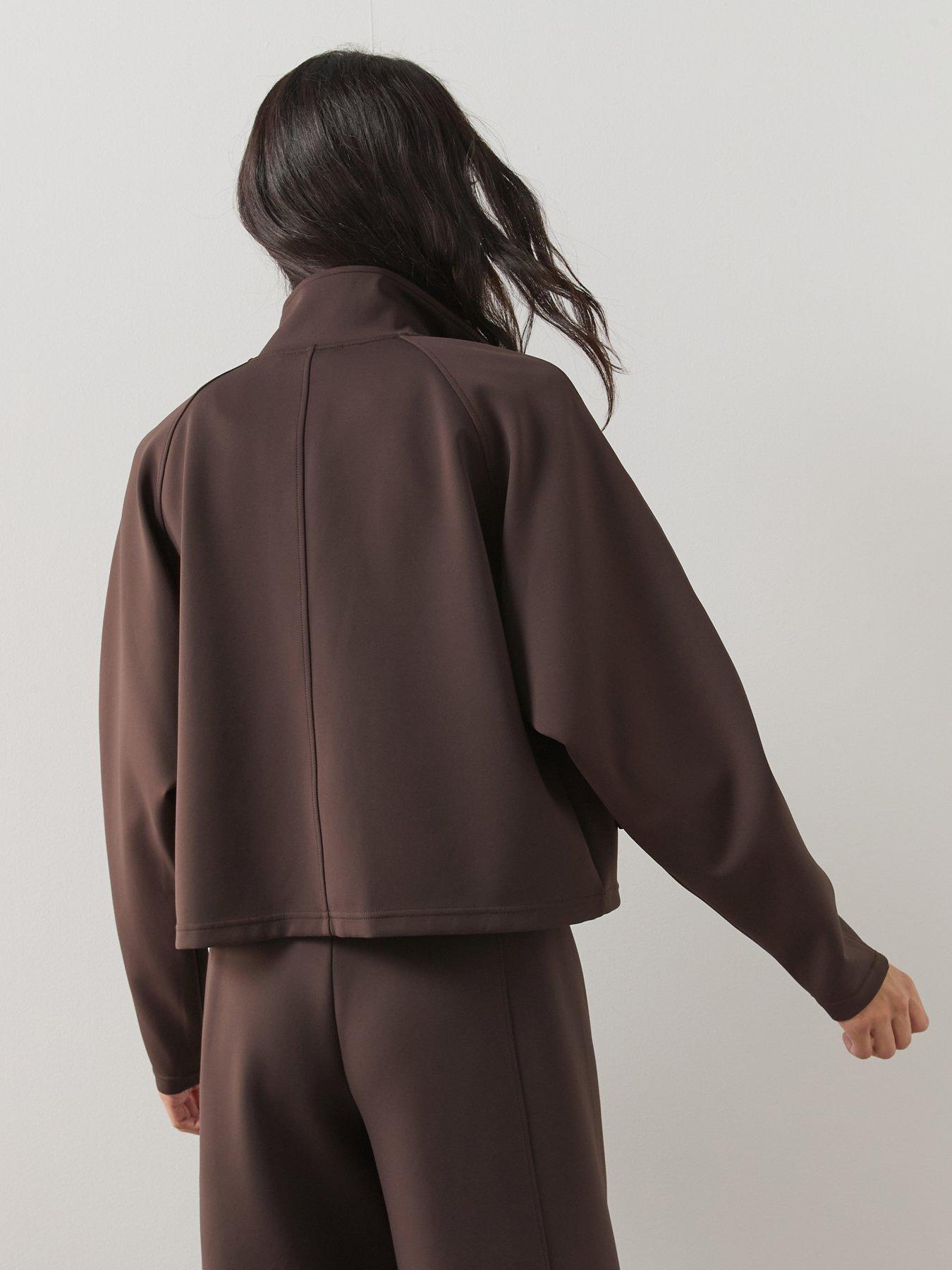 the-very-collection-scuba-utility-jacket-co-ord-brownstillFront