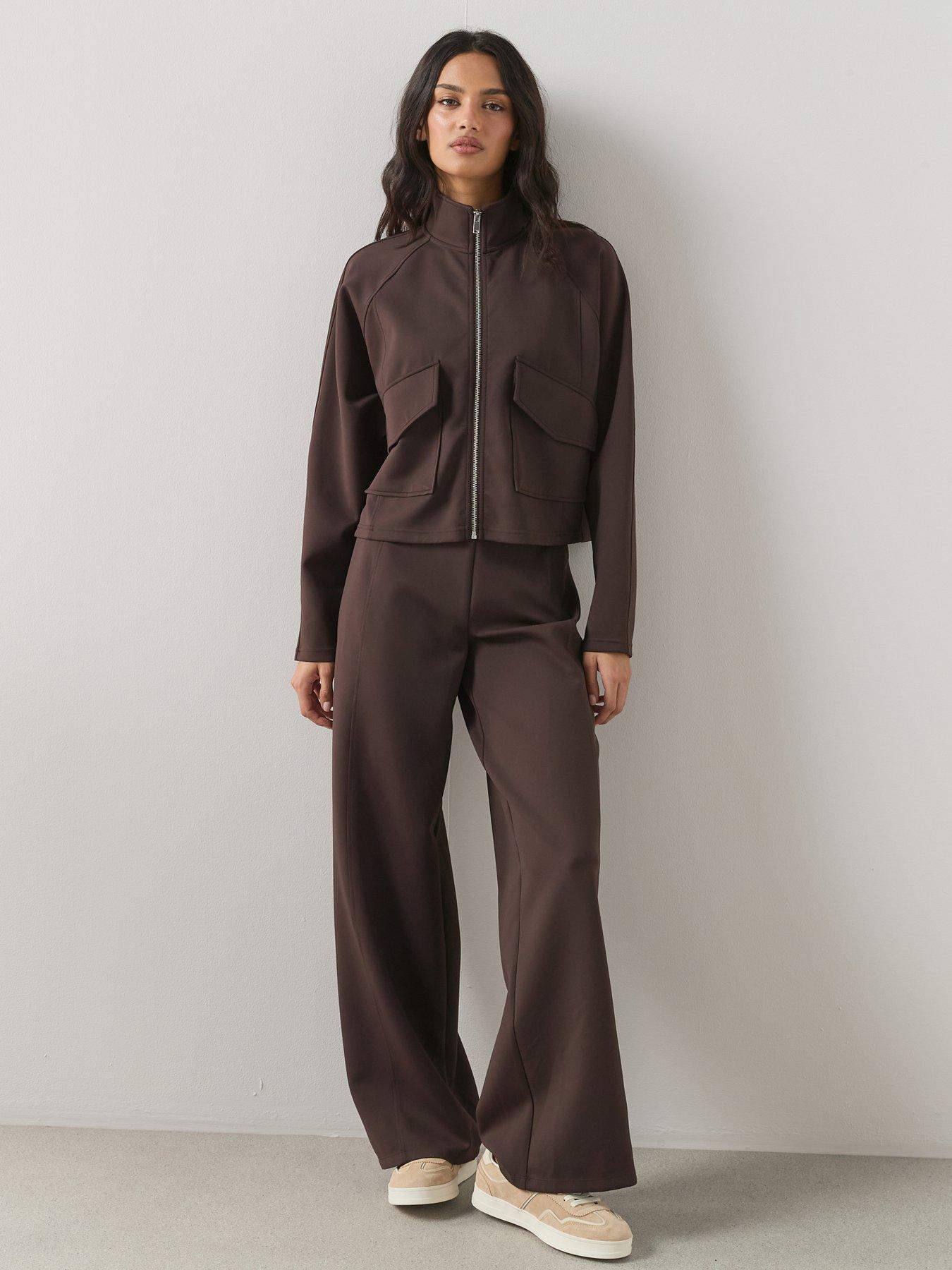 Image 6 of 6 of The Very Collection Scuba Utility Jacket Co-ord