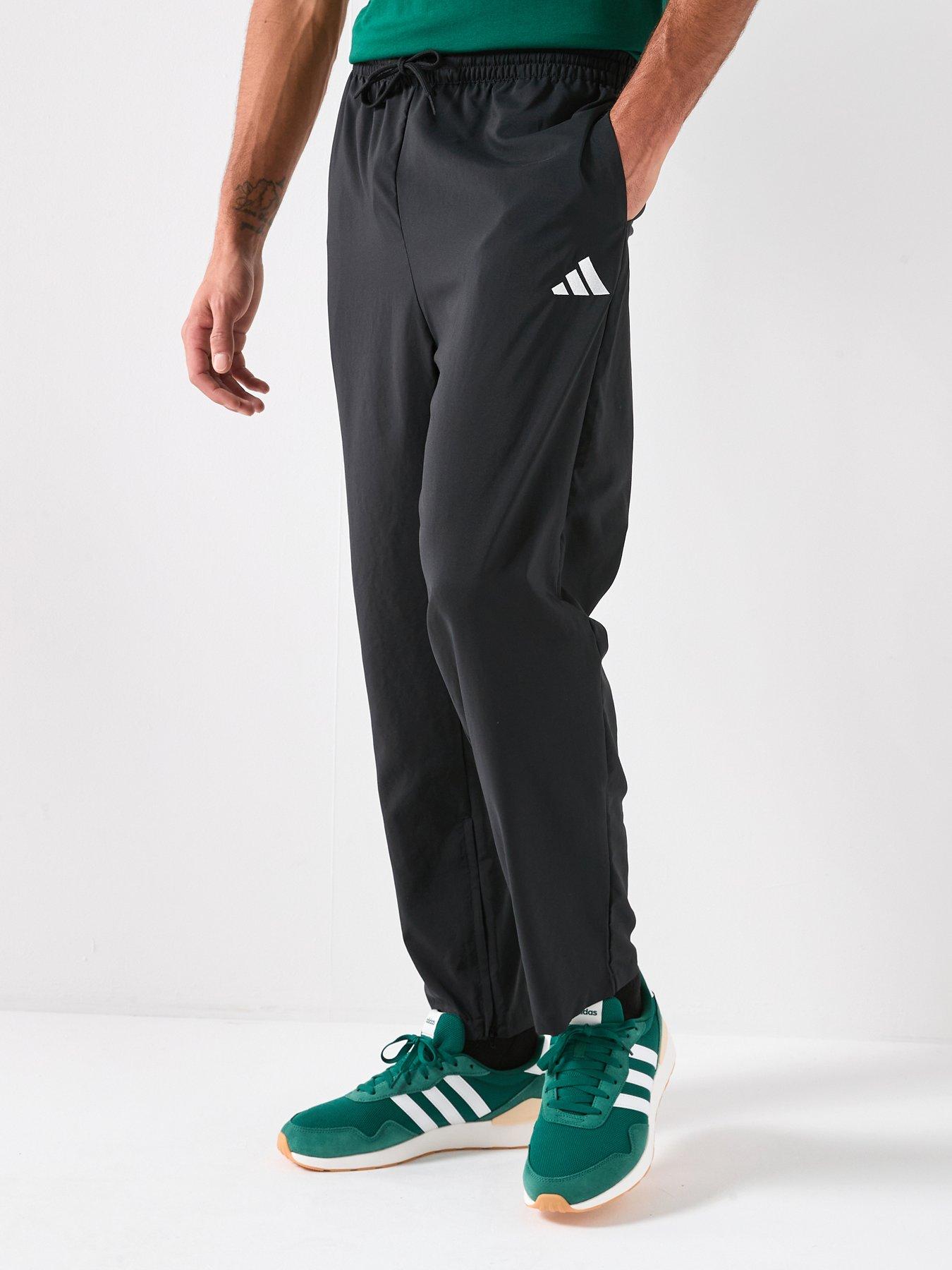 adidas Sportswear Men's Essentials Small Logo Stanford Pants Open Hem - Black