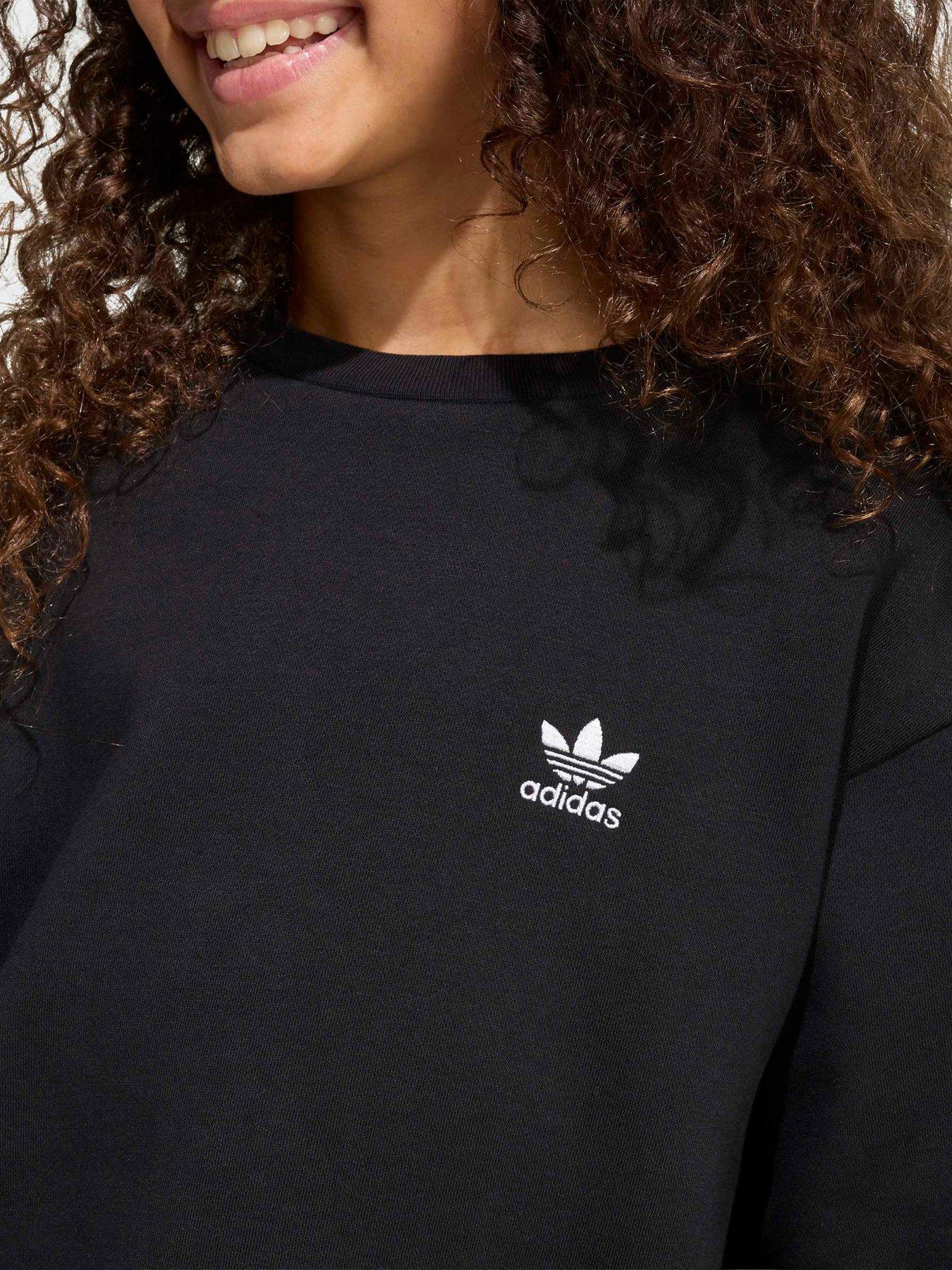 adidas-originals-junior-girls-boxy-crew-sweatshirt-blackoutfit